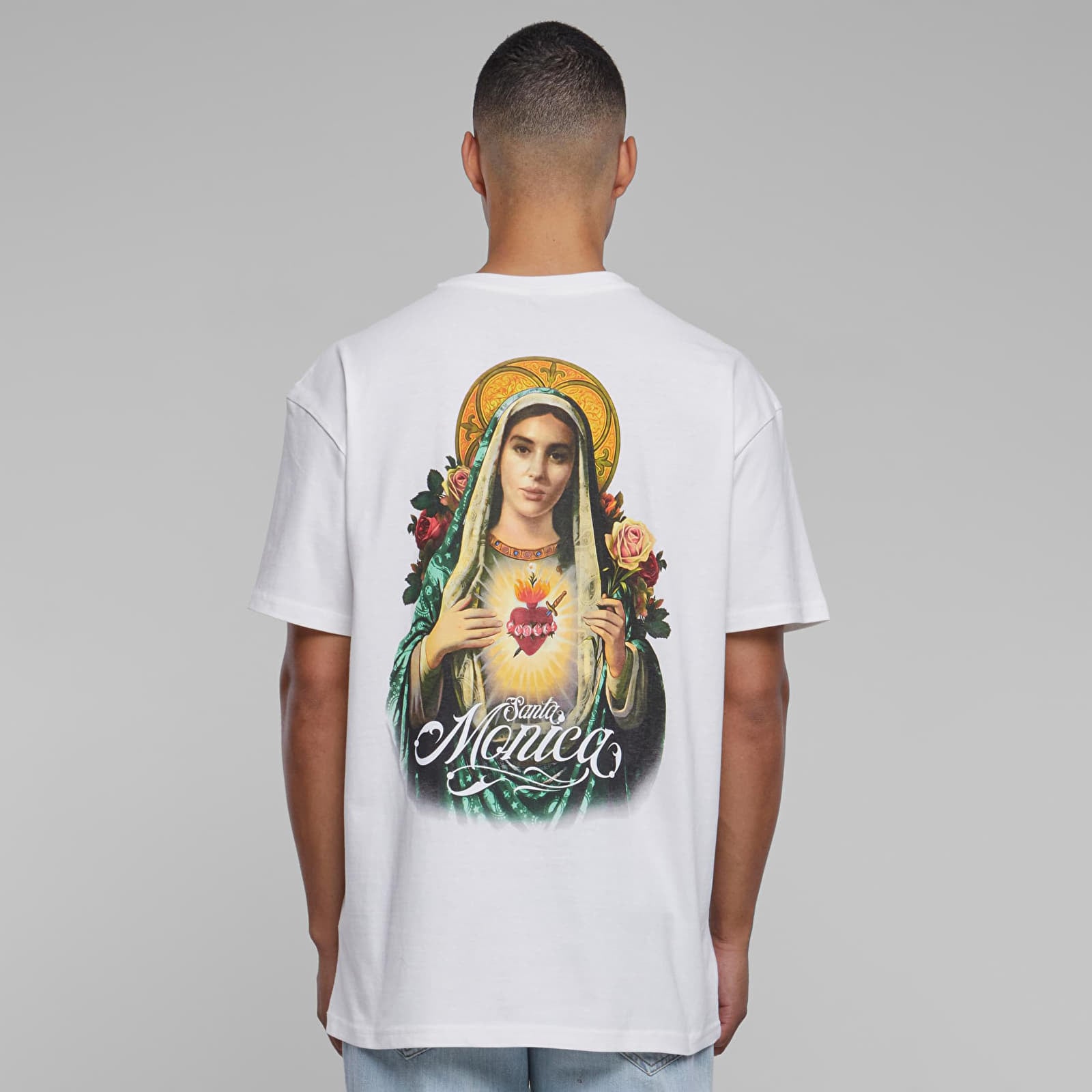 T-särgid Urban Classics Santa Monica Oversize Tee Blancwhite