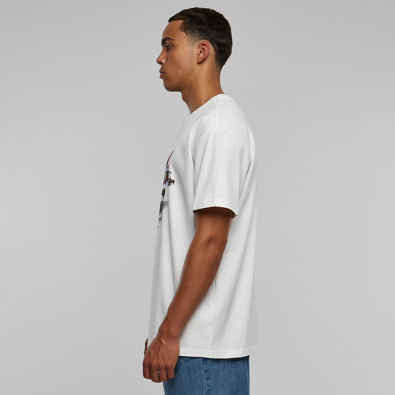 Magliette Urban Classics Pimp a Butterfly Oversize Tee White