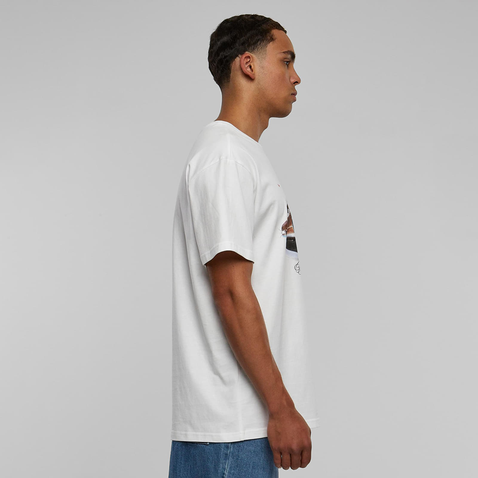 Magliette Urban Classics Pimp a Butterfly Oversize Tee White