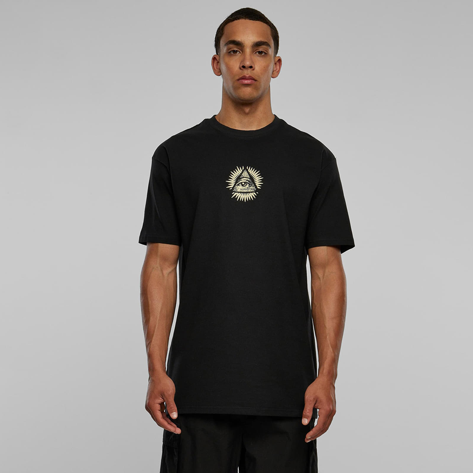 Tričko Urban Classics New Order Oversize Tee Black S