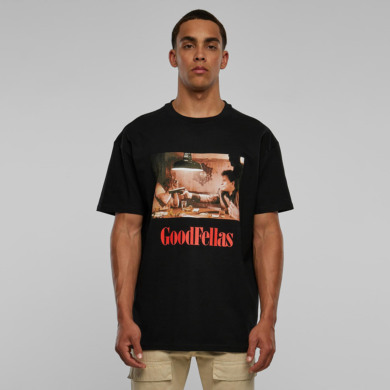 T-shirts Urban Classics Goodfellas Tommy DeVito Oversize Tee Black