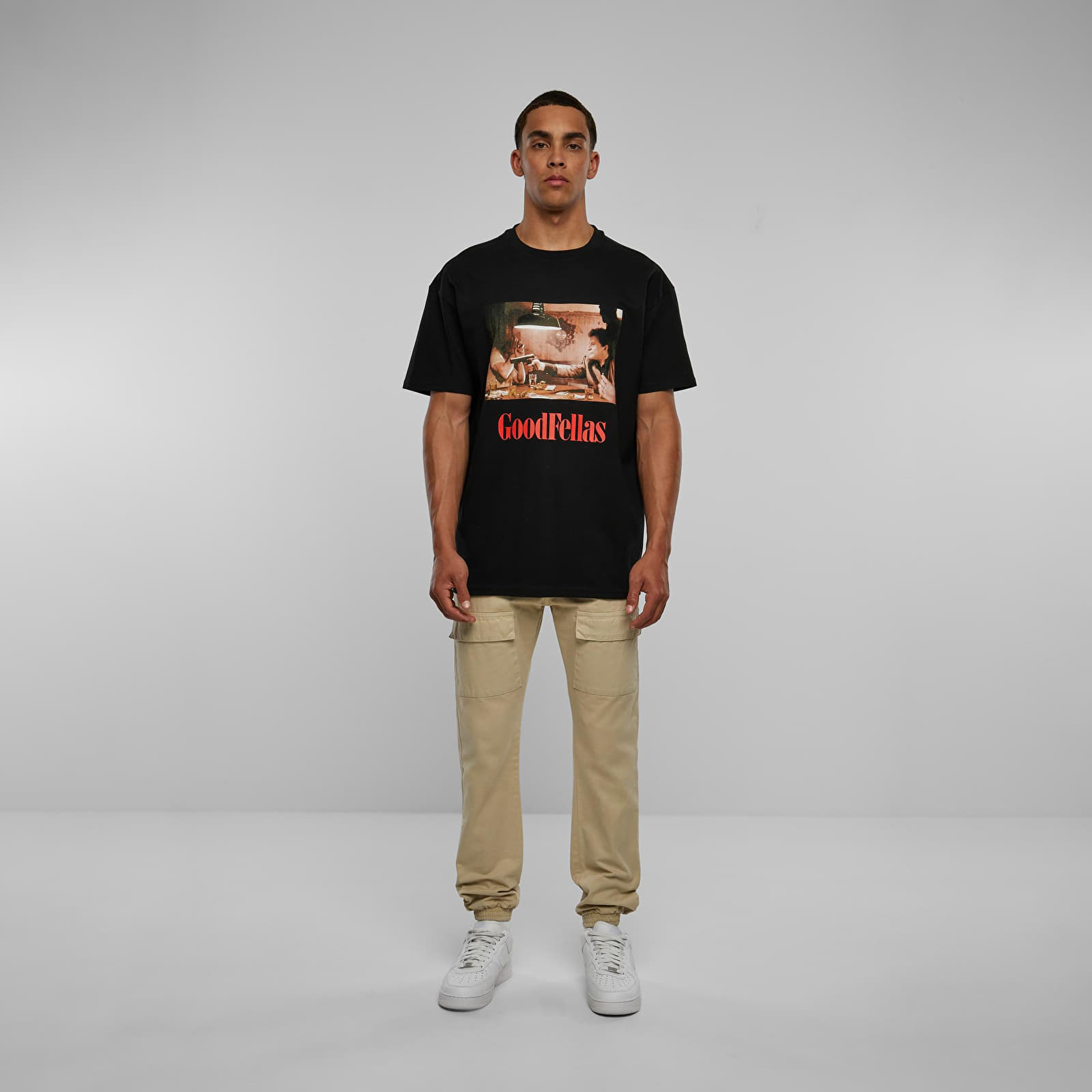 T-shirts Urban Classics Goodfellas Tommy DeVito Oversize Tee Black