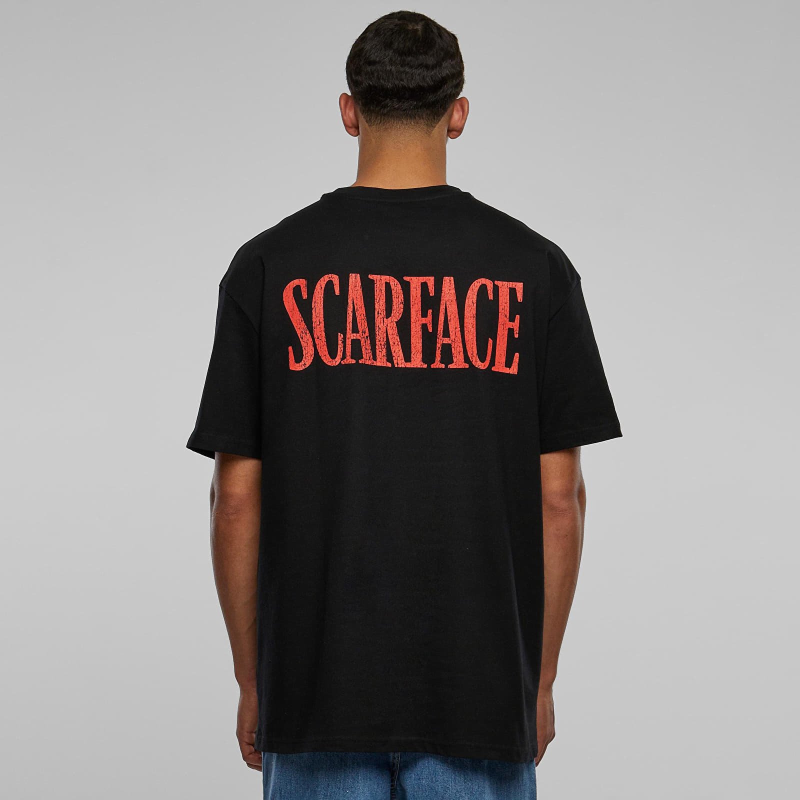 T-shirts  Urban Classics Scarface Little Friend Oversize Tee Black