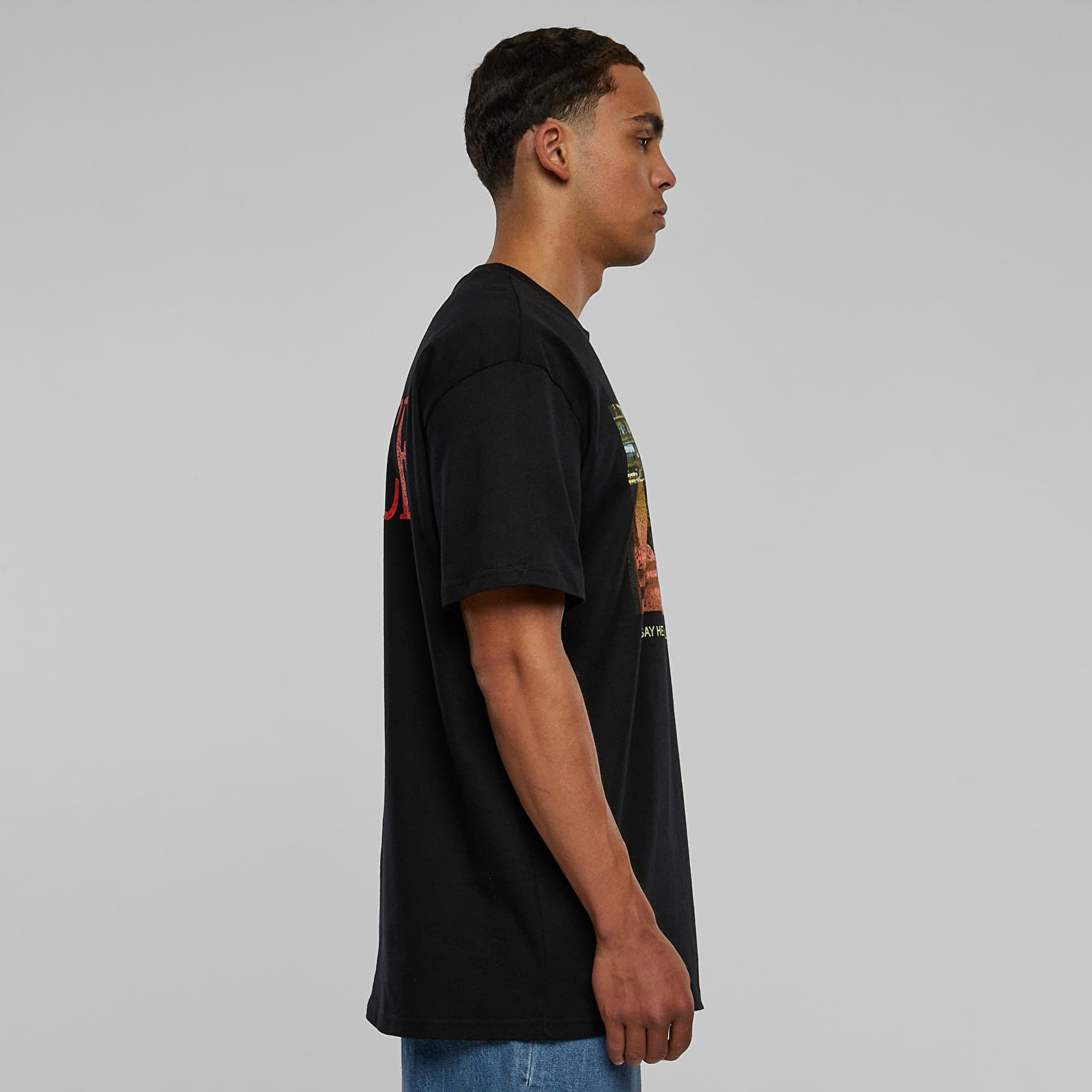 T-shirts  Urban Classics Scarface Little Friend Oversize Tee Black