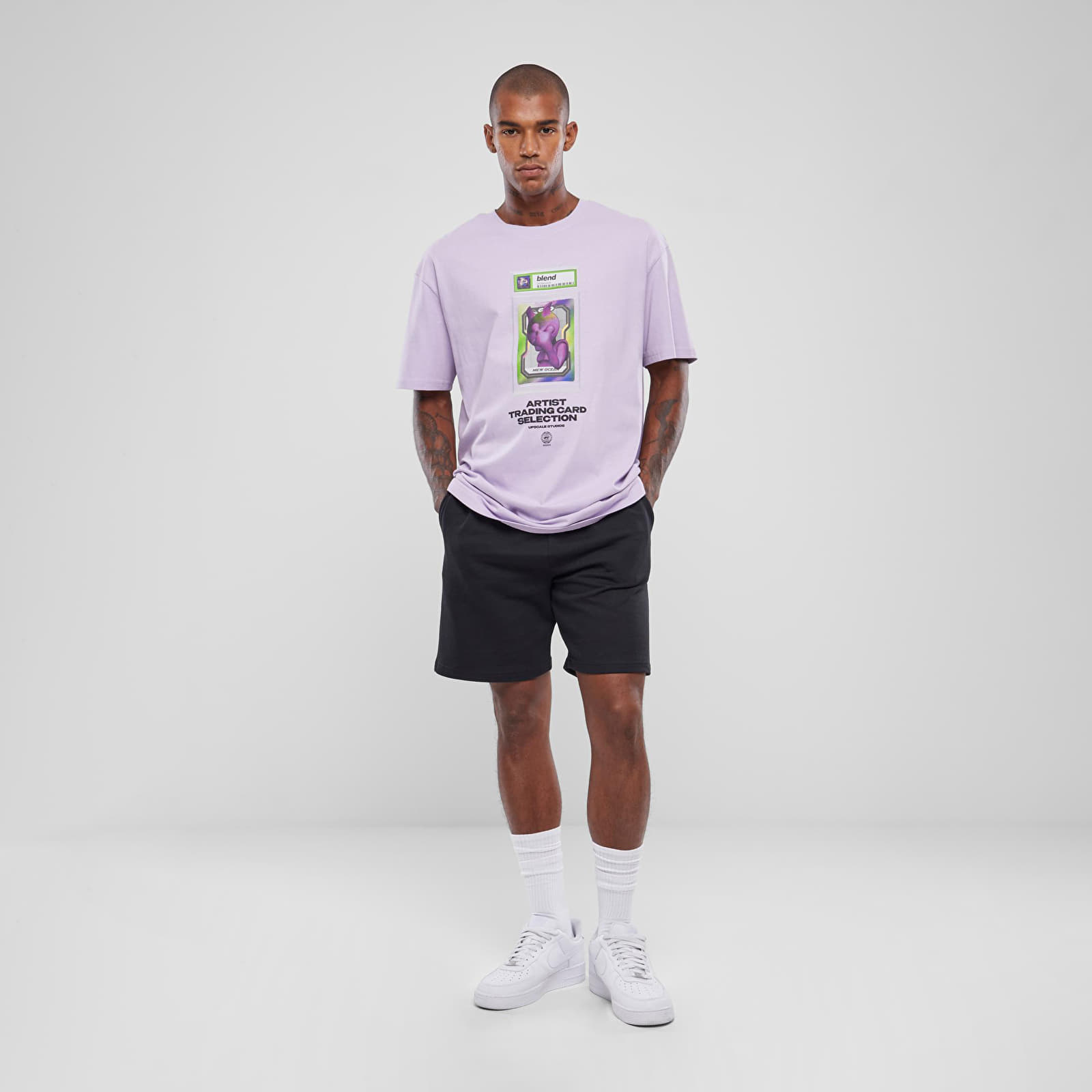Футболки Urban Classics Blend Oversize Tee Lilac