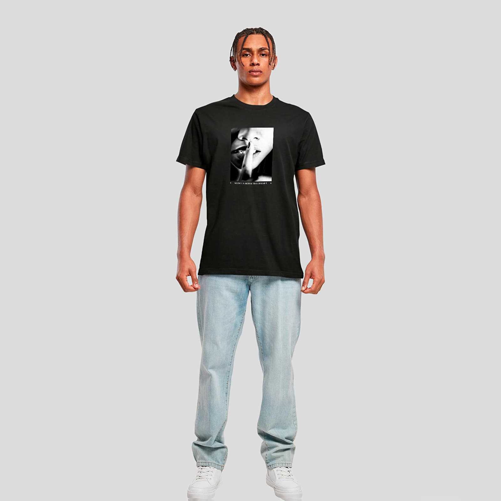Футболки Urban Classics Better than Bullsh*t Tee Black