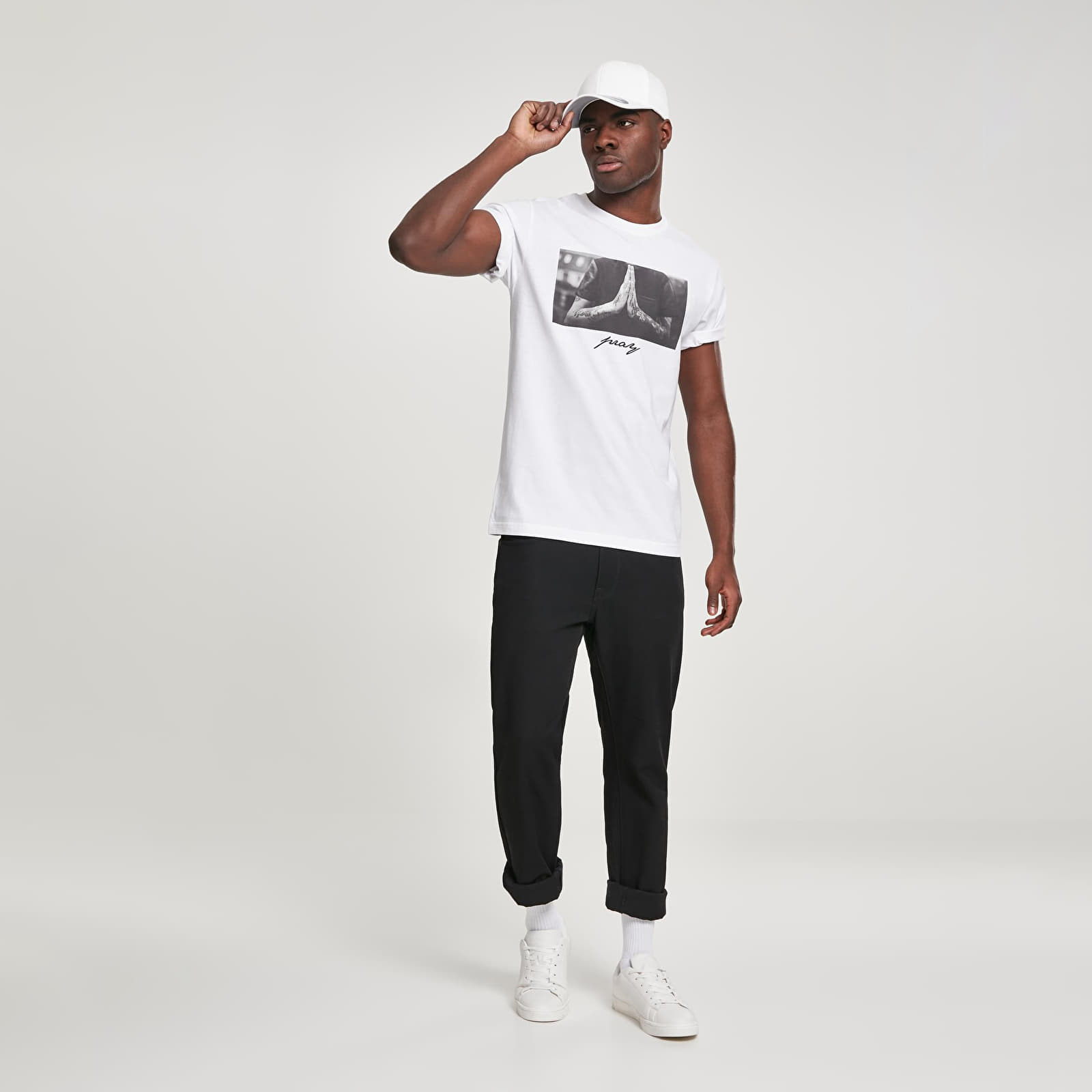   Μπλούζες Urban Classics Pray White