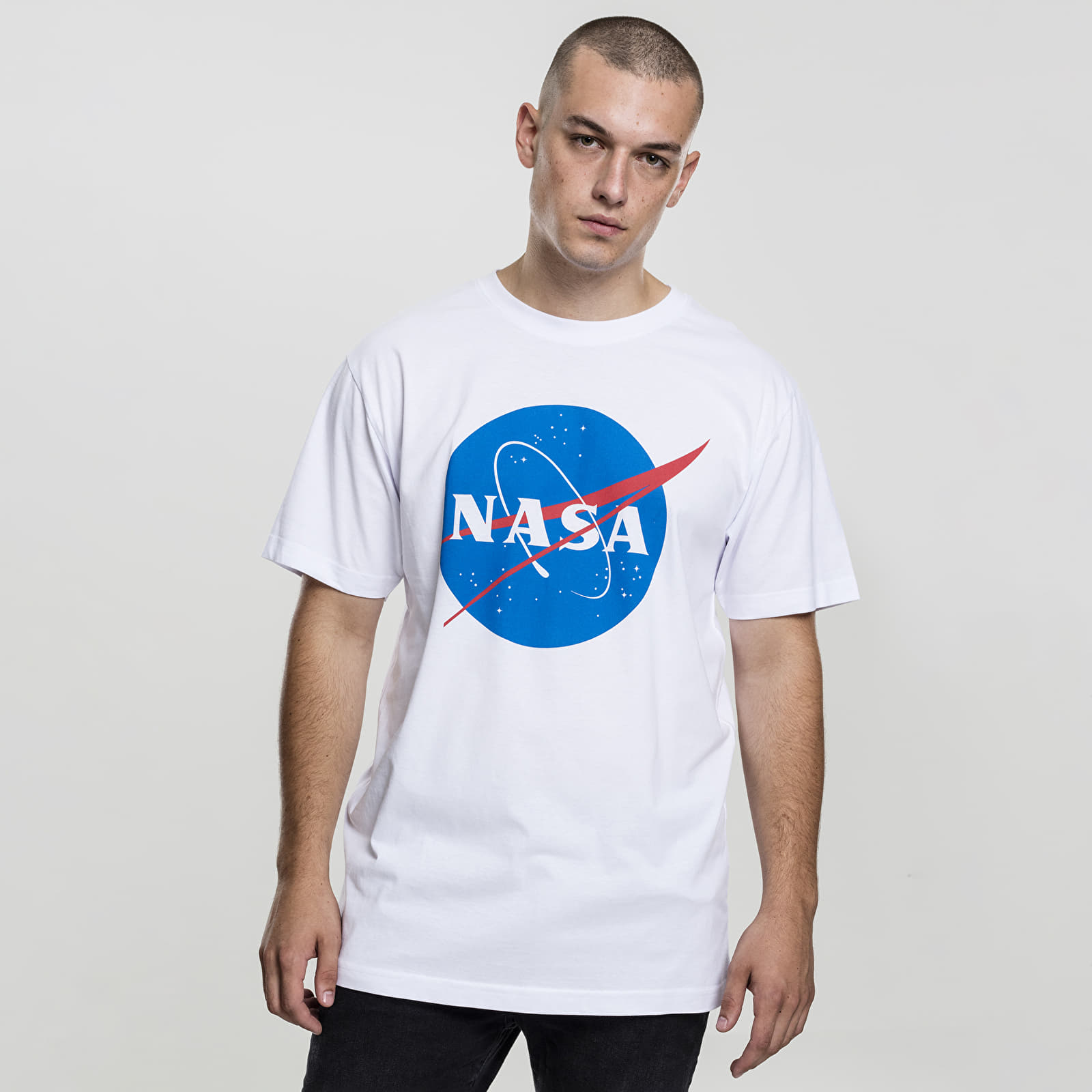 T-shirts Urban Classics NASA Tee White
