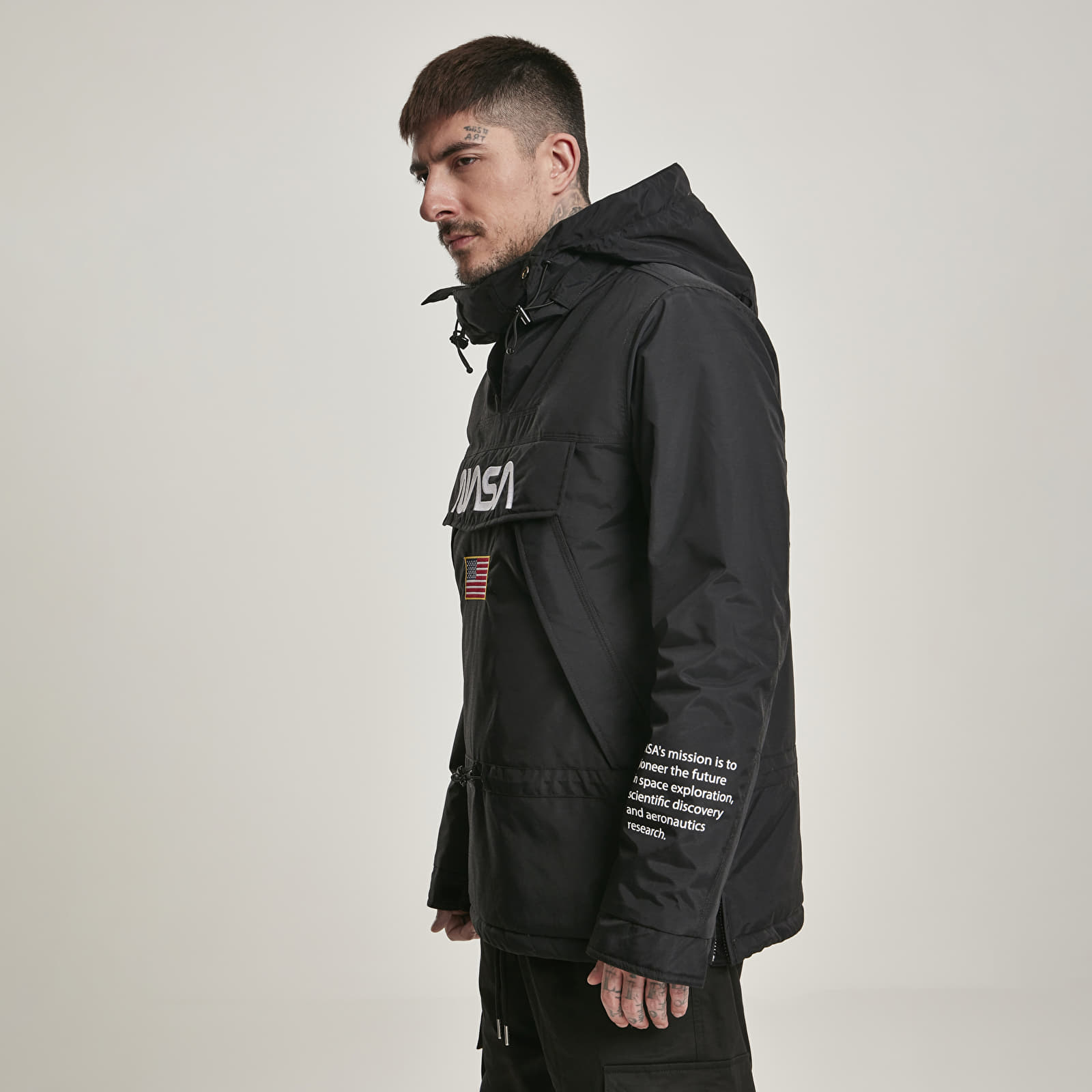 Bundy Urban Classics NASA Windbreaker Black