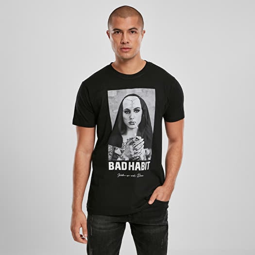 T-shirt Urban Classics Bad Habit Tee Black