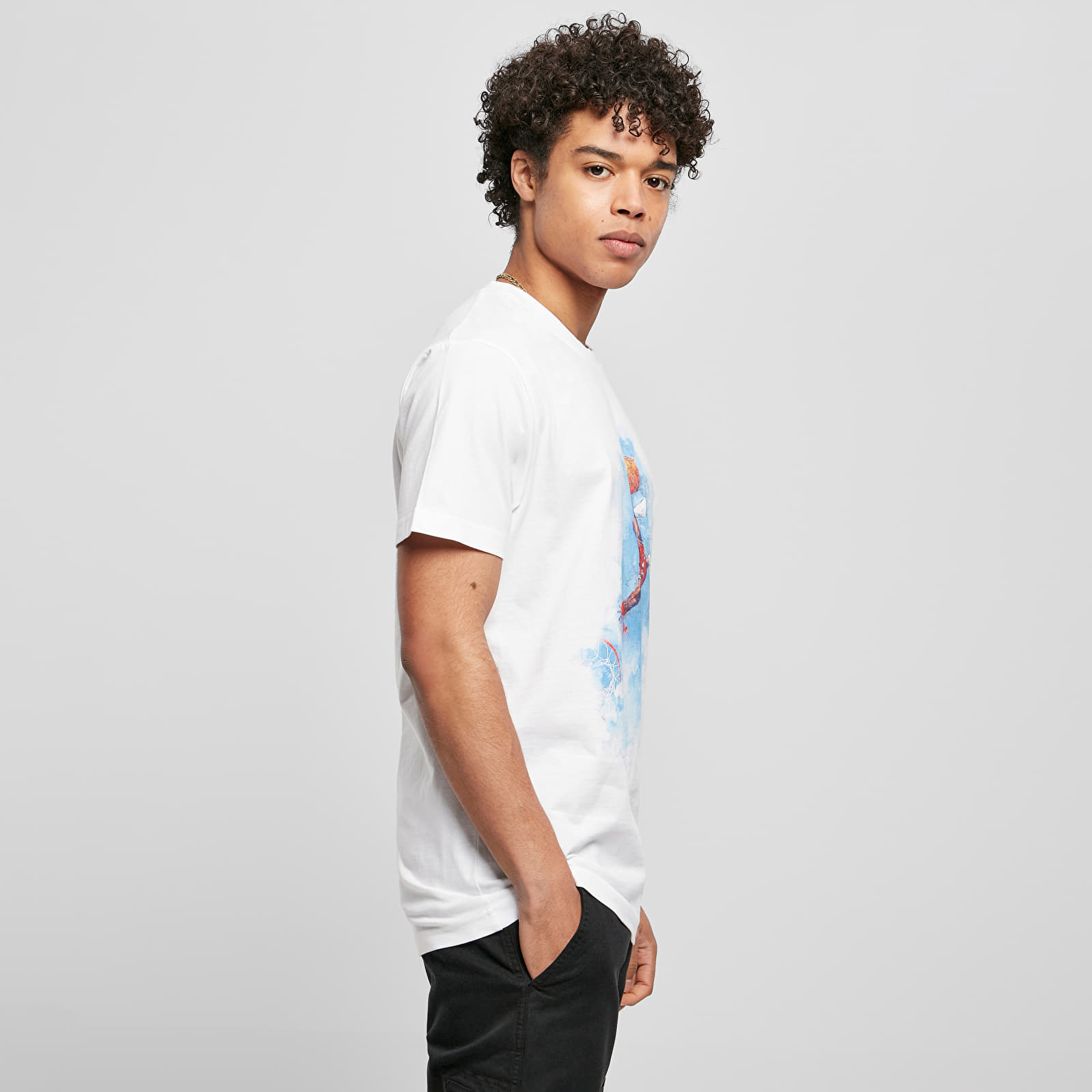 Футболки Urban Classics Basketball Clouds Tee White