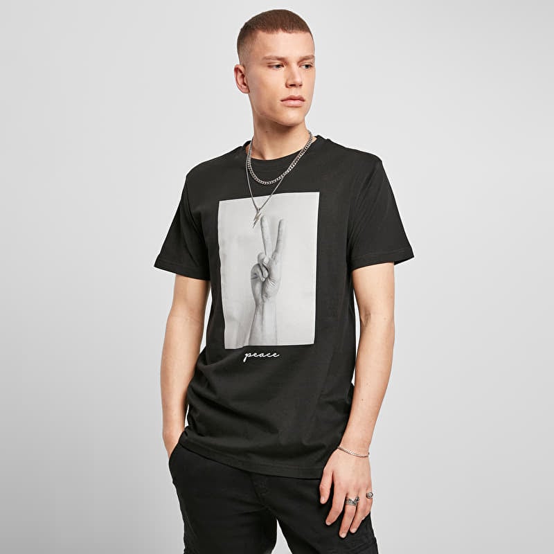 Camiseta Urban Classics Peace Sign Tee Black