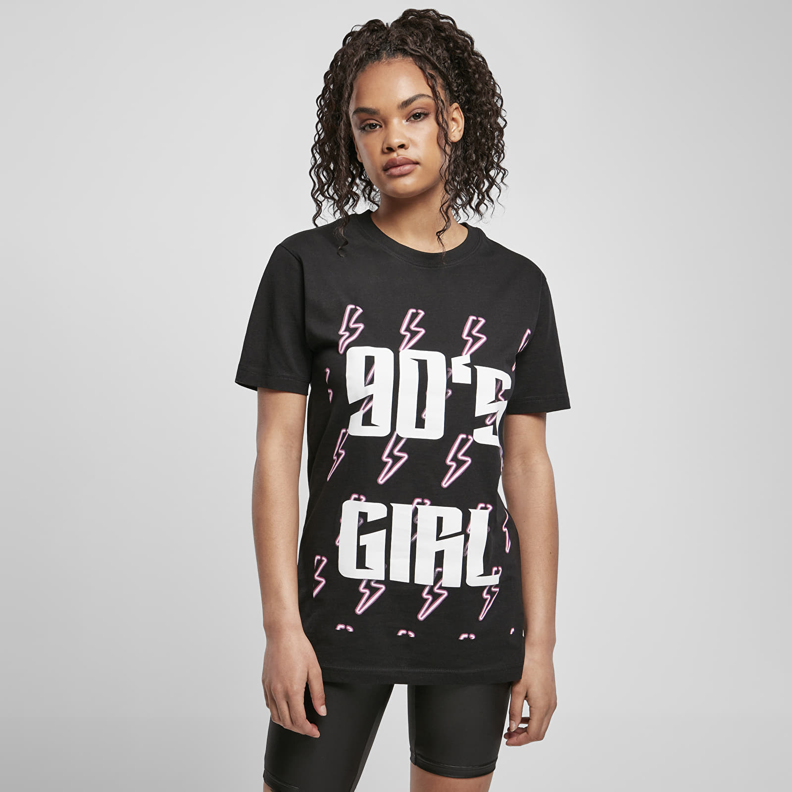 Футболки Urban Classics Ladies 90ies Girl Tee Black