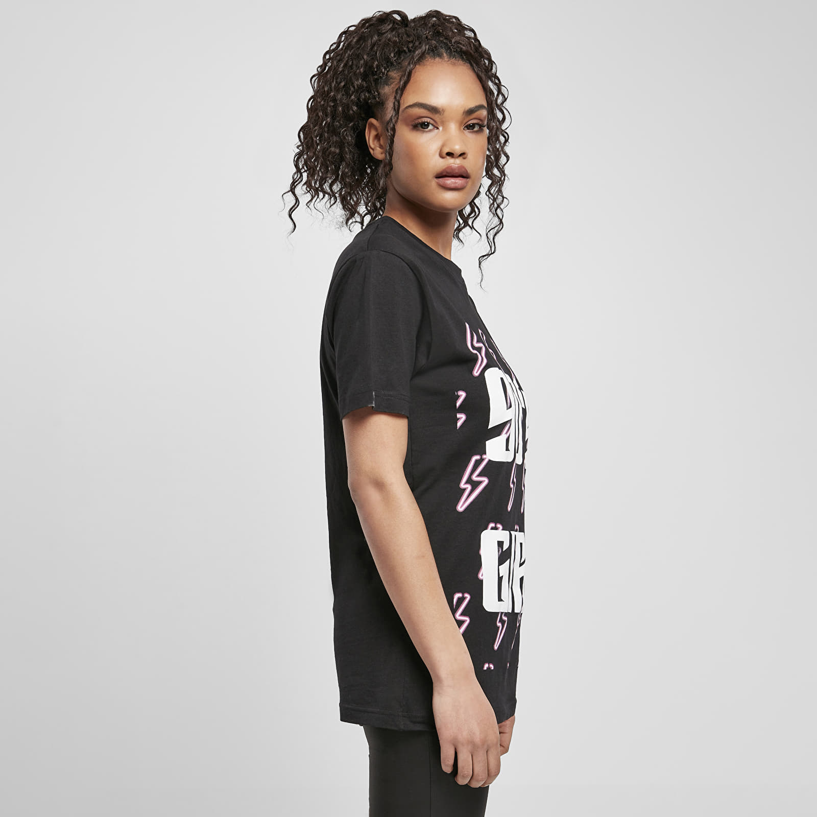 Футболки Urban Classics Ladies 90ies Girl Tee Black