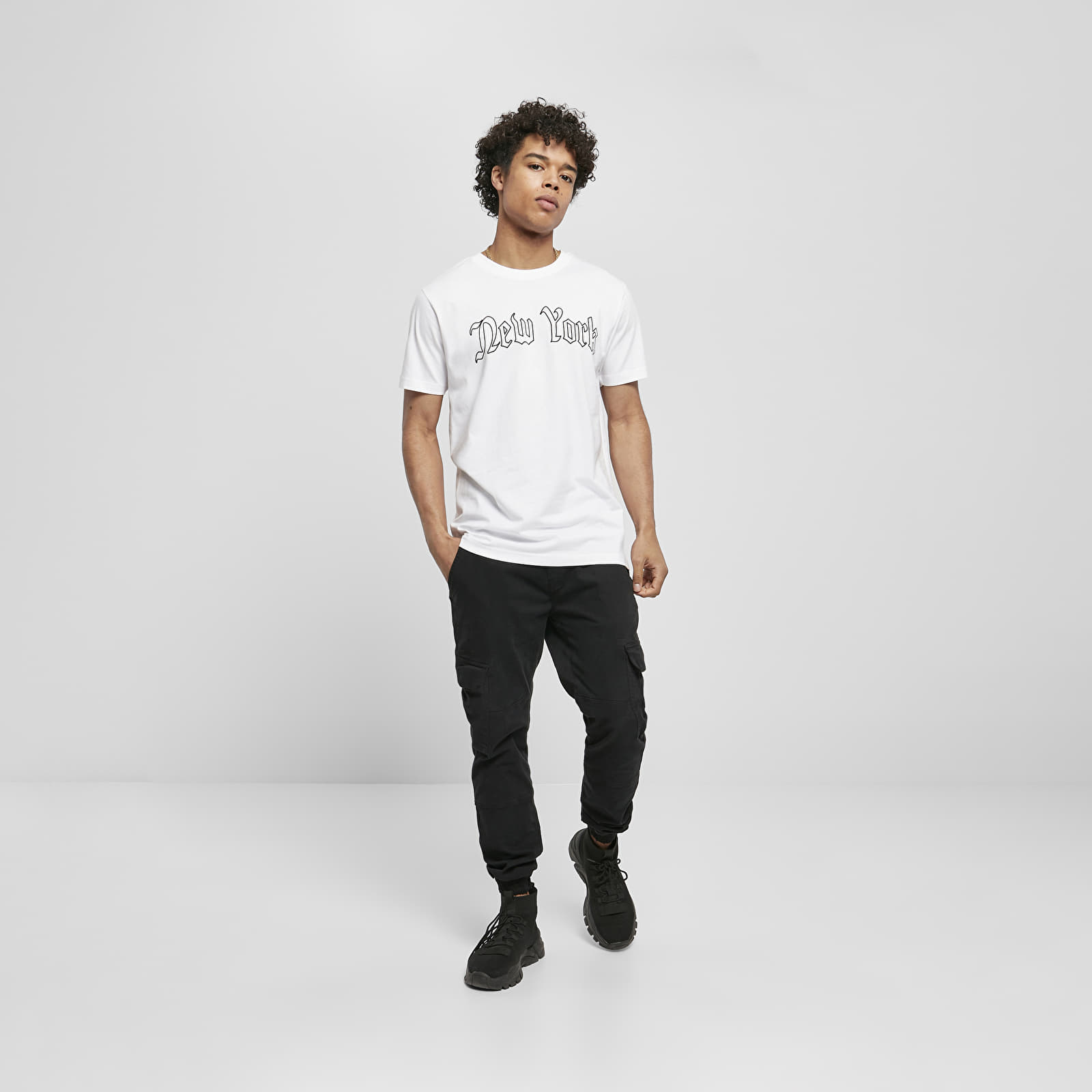 Футболки Urban Classics New York Wording Tee White