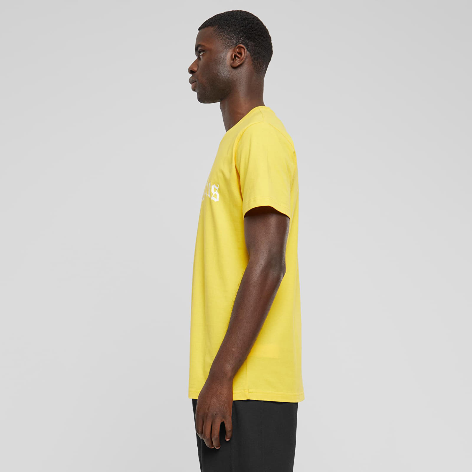 Футболки Urban Classics Los Angeles Wording Tee Taxi Yellow