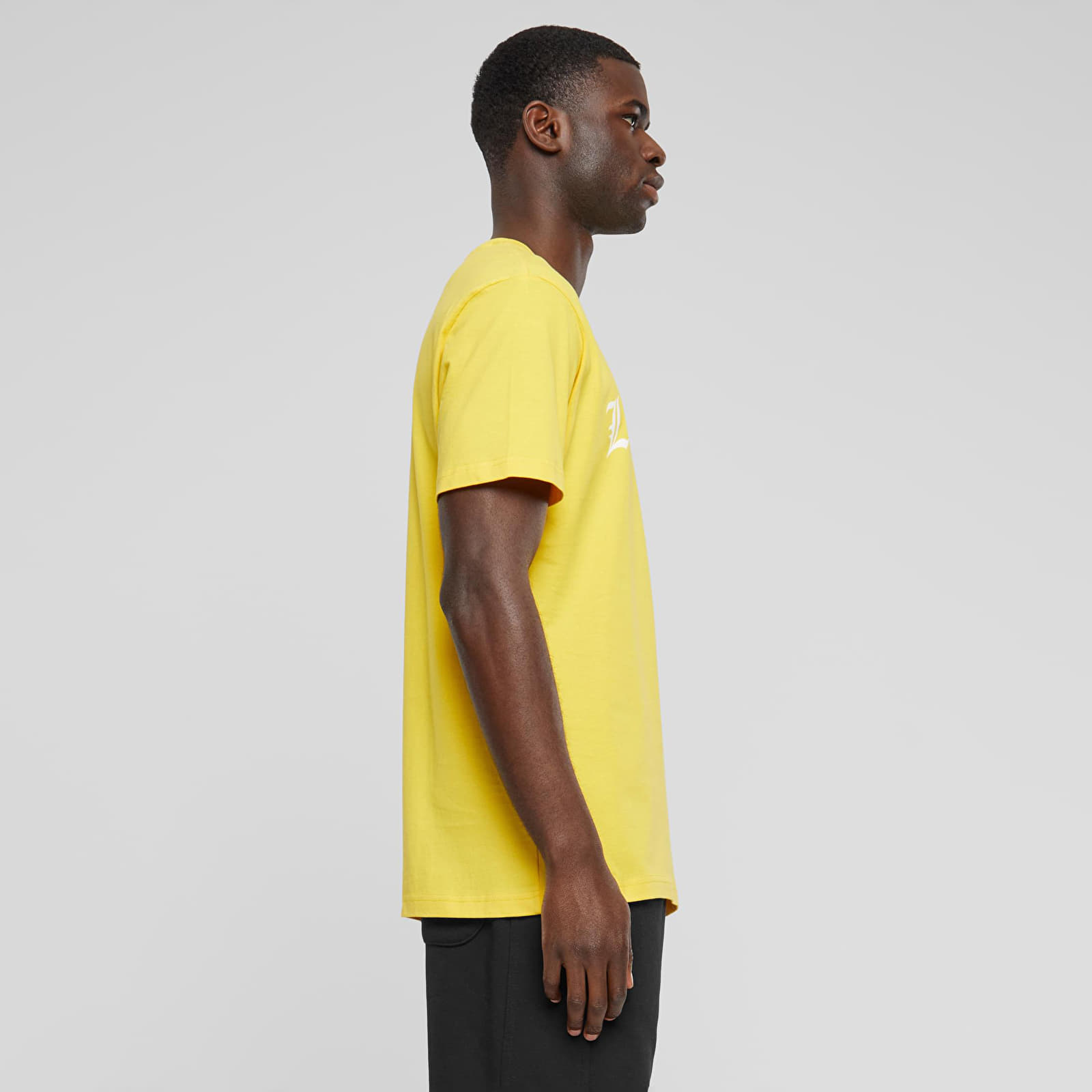 Футболки Urban Classics Los Angeles Wording Tee Taxi Yellow