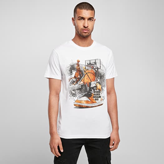 Tričko Urban Classics Vintage Ballin Tee White