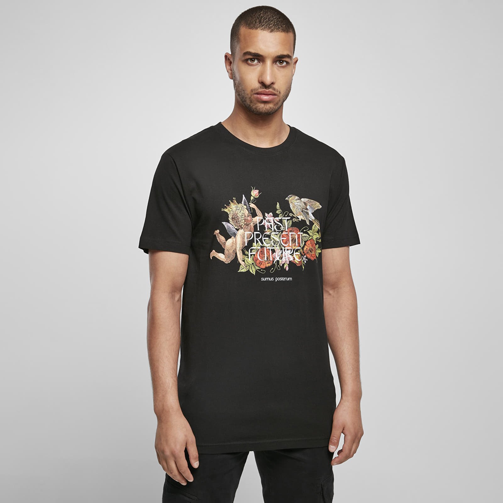 Футболки Urban Classics Past Present Future Tee Black