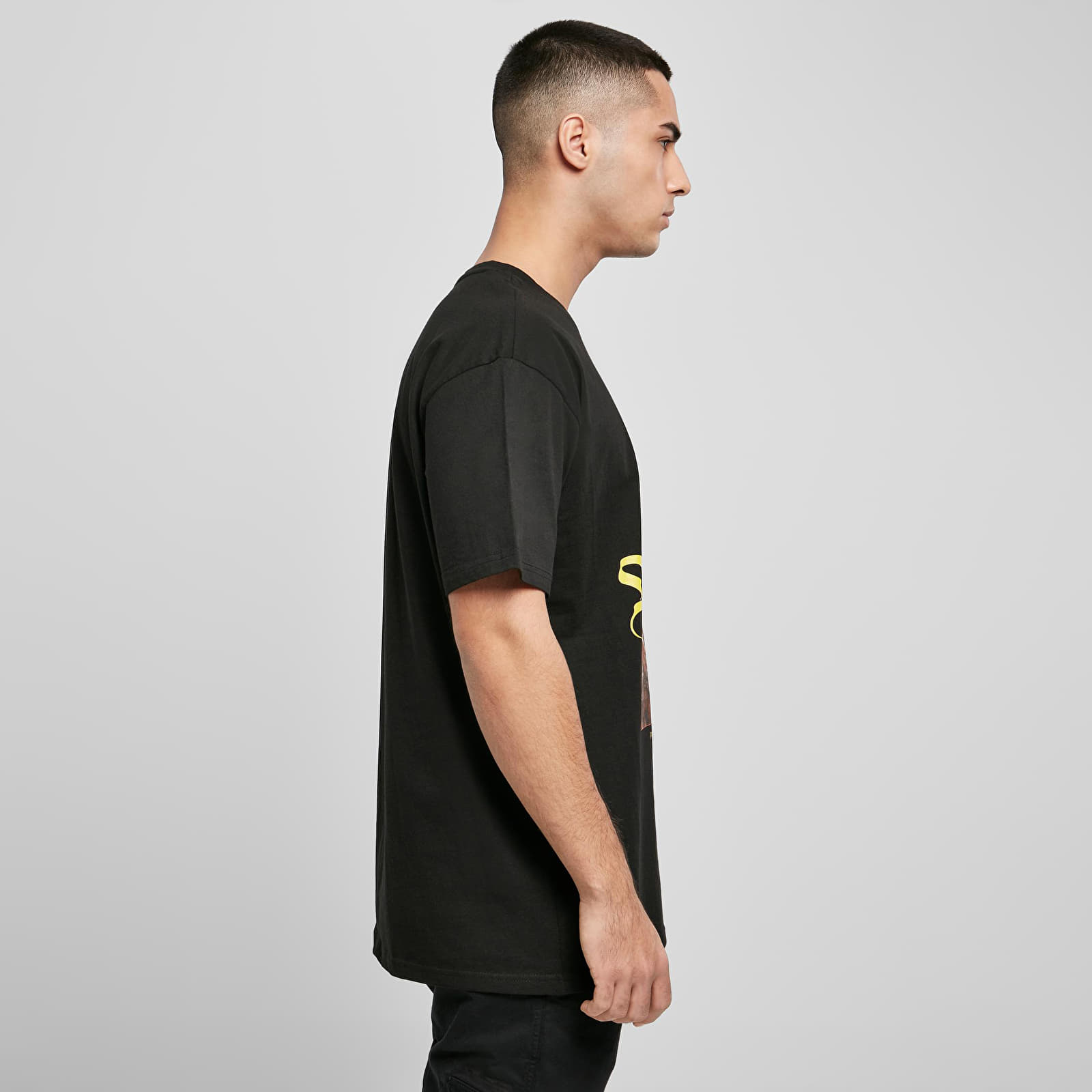 Trička Urban Classics Pray Painting Oversize Tee Black