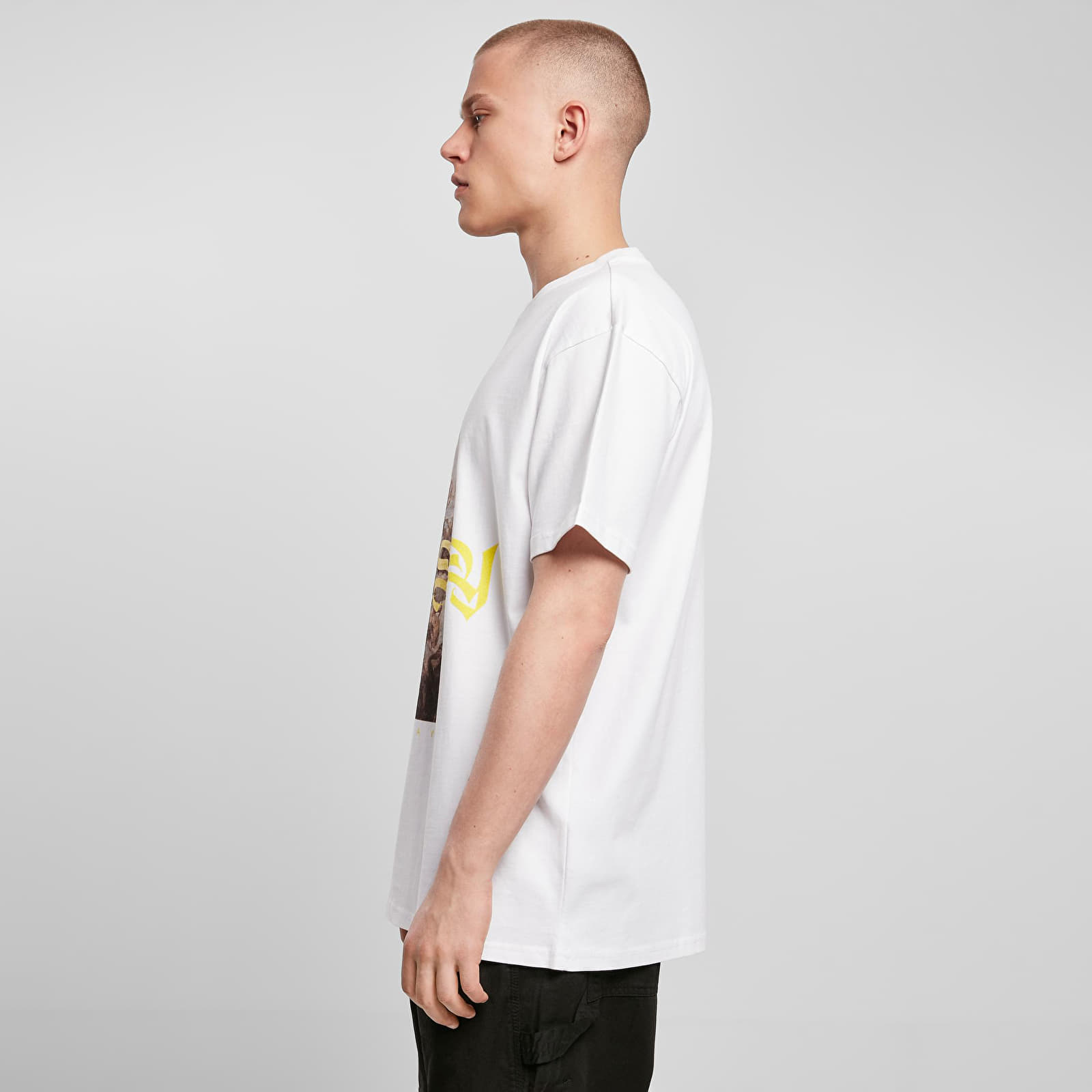 T-Shirts Urban Classics Pray Painting Oversize Tee White