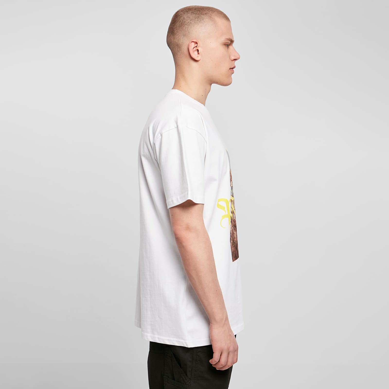 T-Shirts Urban Classics Pray Painting Oversize Tee White