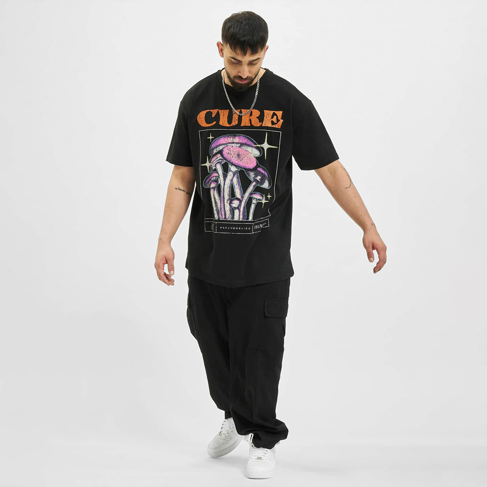 Trička Urban Classics Cure Oversize Tee Black