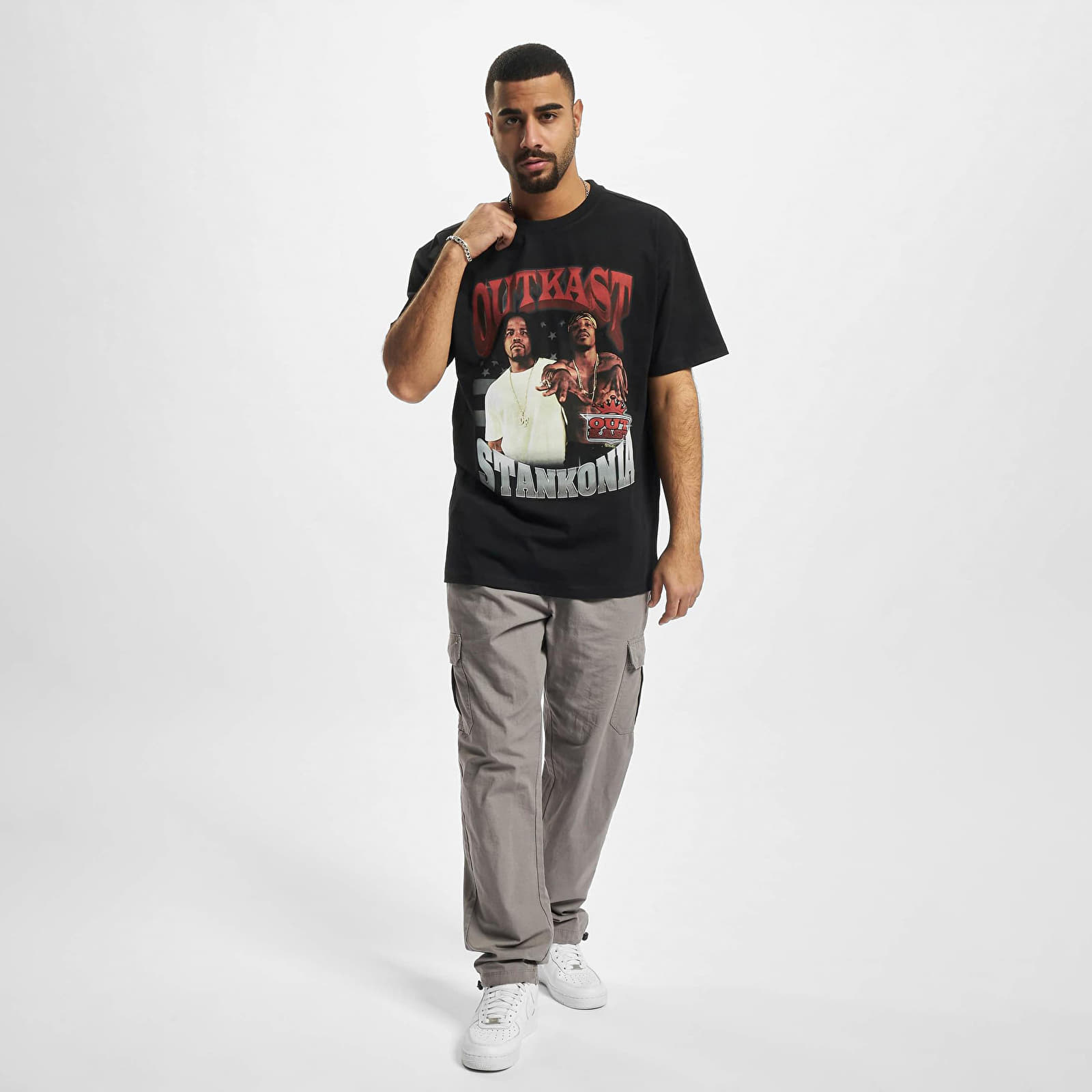 T-shirts Urban Classics Outkast Stankonia Oversize Tee Black