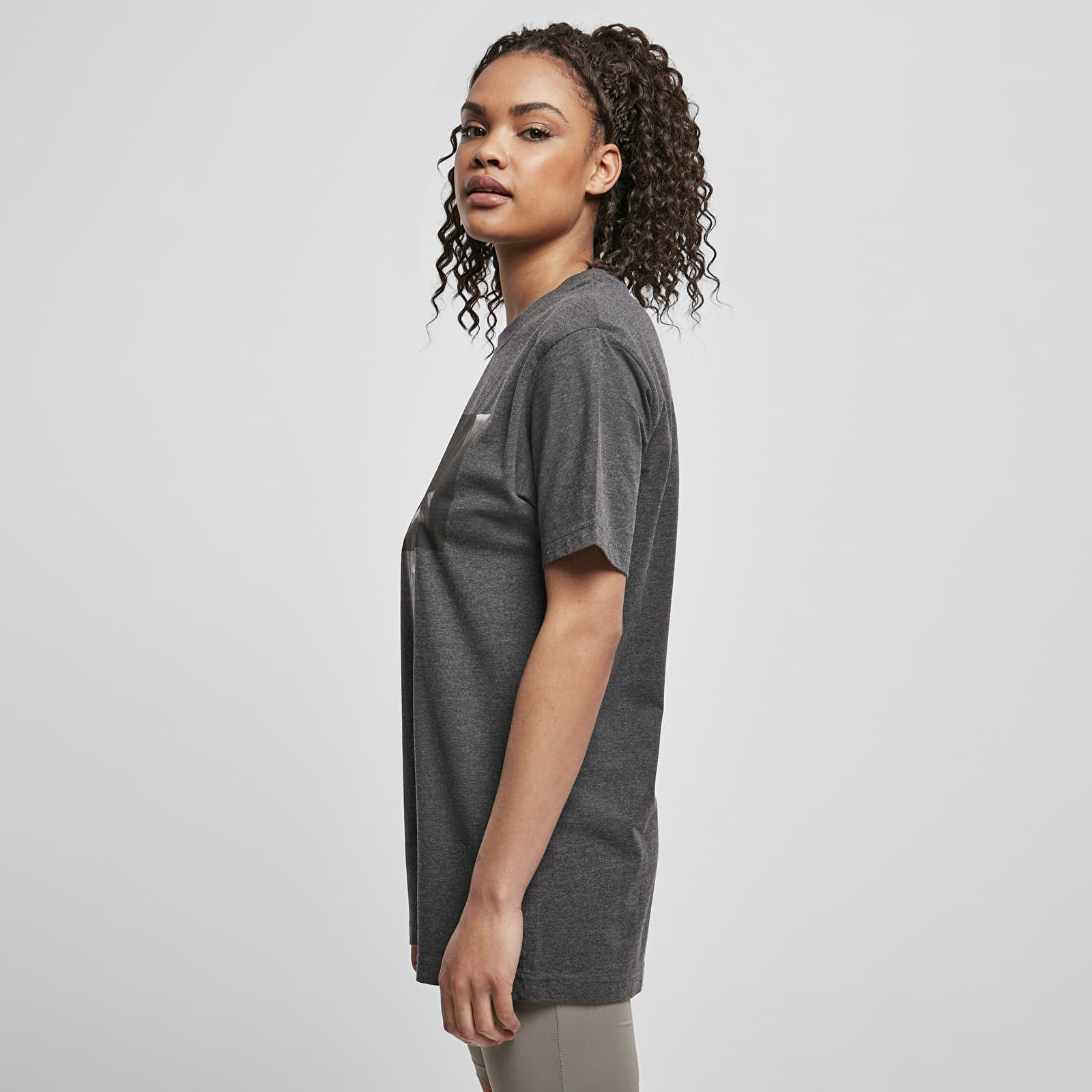 Футболки Urban Classics Ladies Pray Tee Charcoal