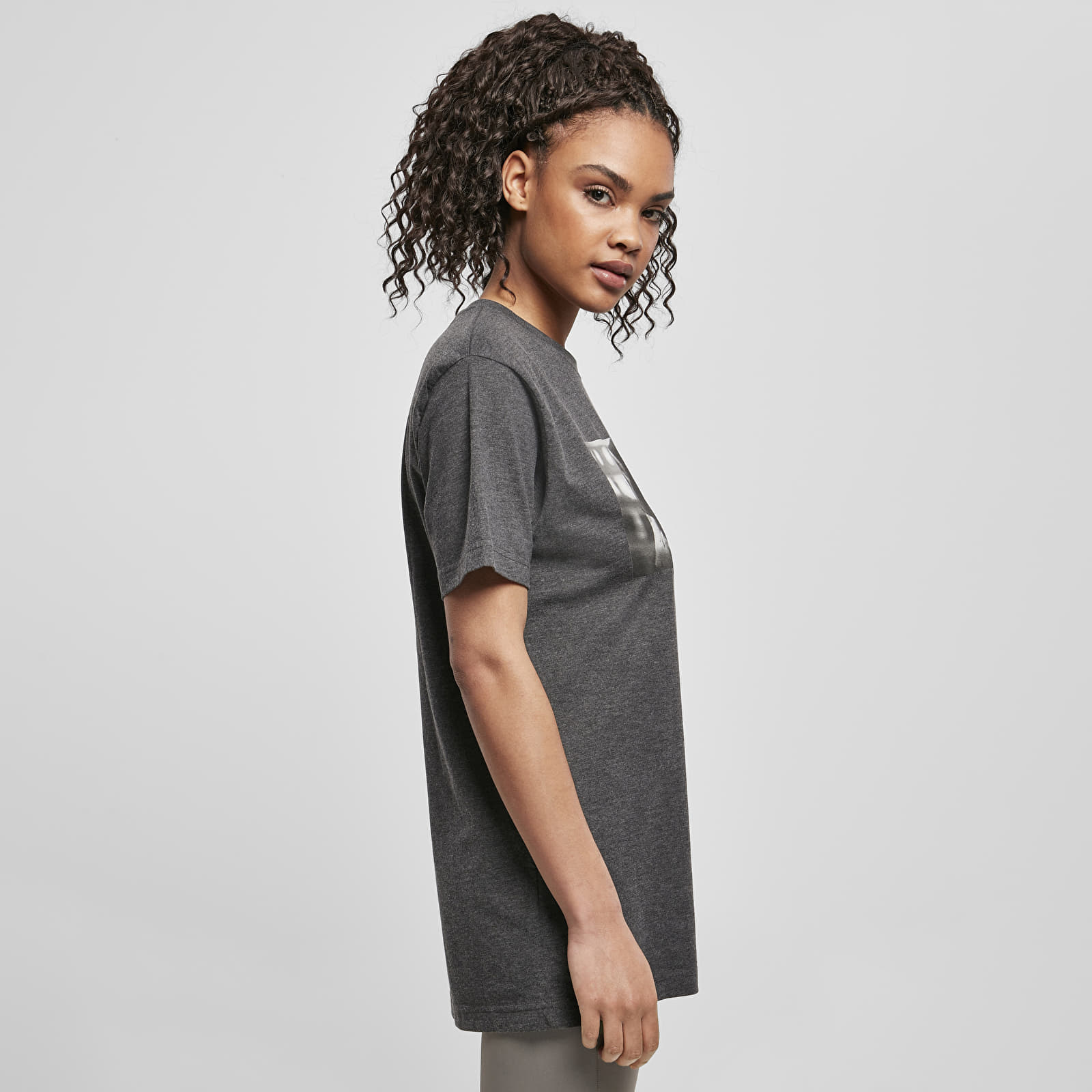 Футболки Urban Classics Ladies Pray Tee Charcoal