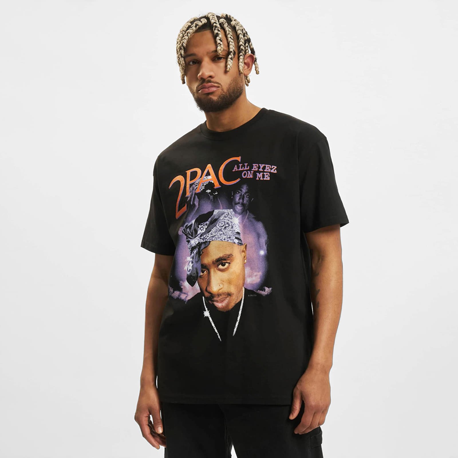 T-Shirts Urban Classics Tupac All Eyez On Me Anniversary Oversize Tee Black