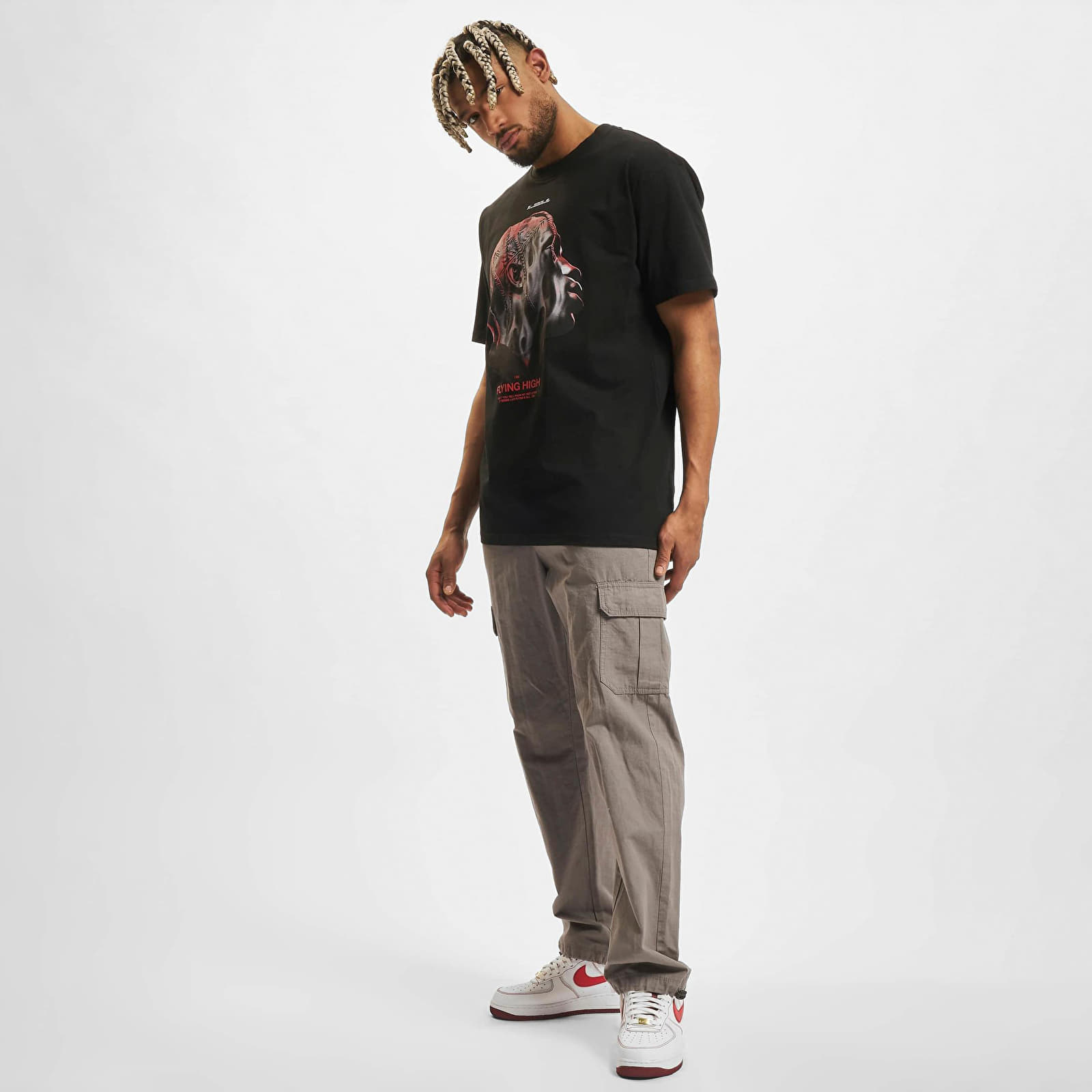 Футболки Urban Classics Flying High Oversize T-shirt Black