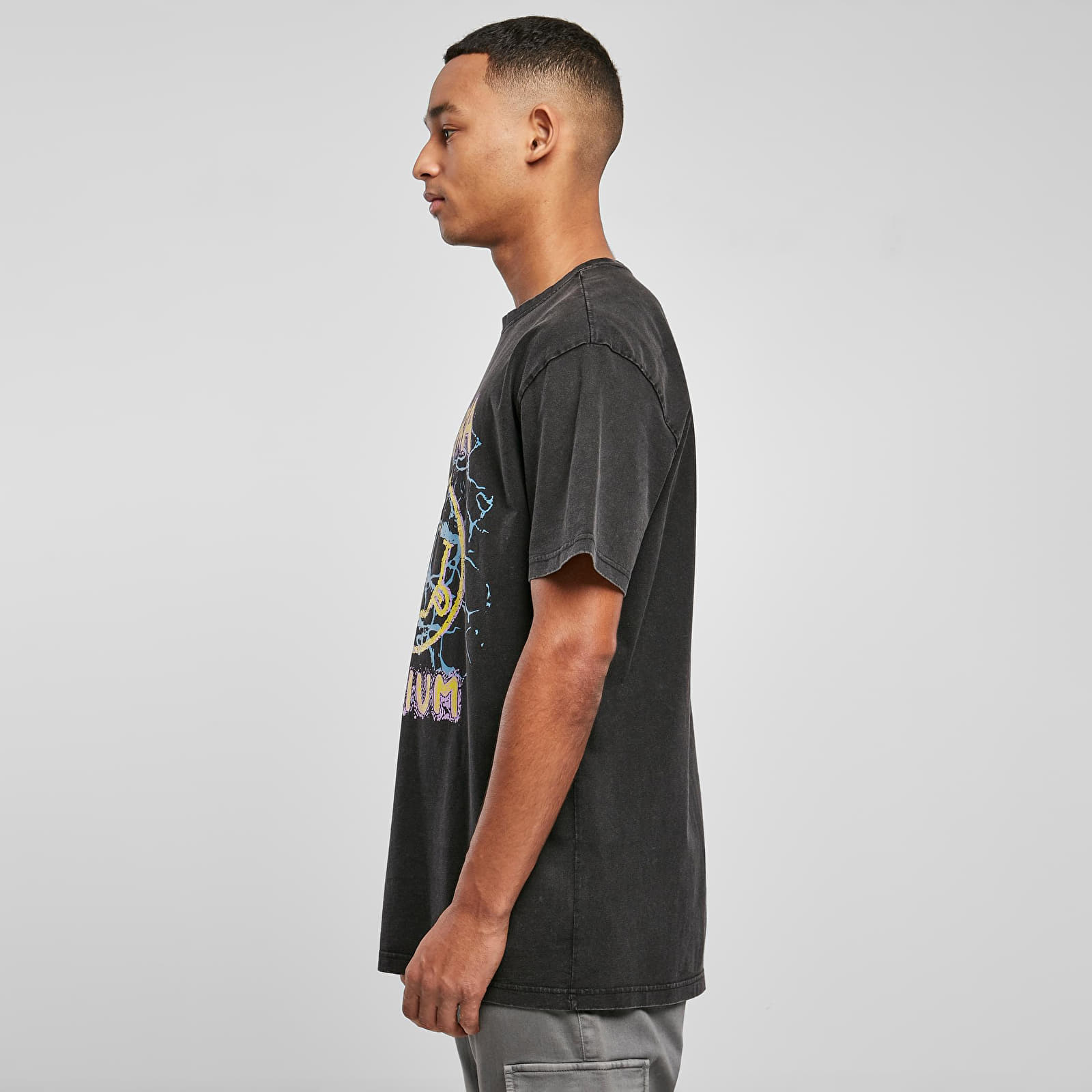   Μπλούζες Urban Classics Nirvana Lithium Oversized T-shirt Black