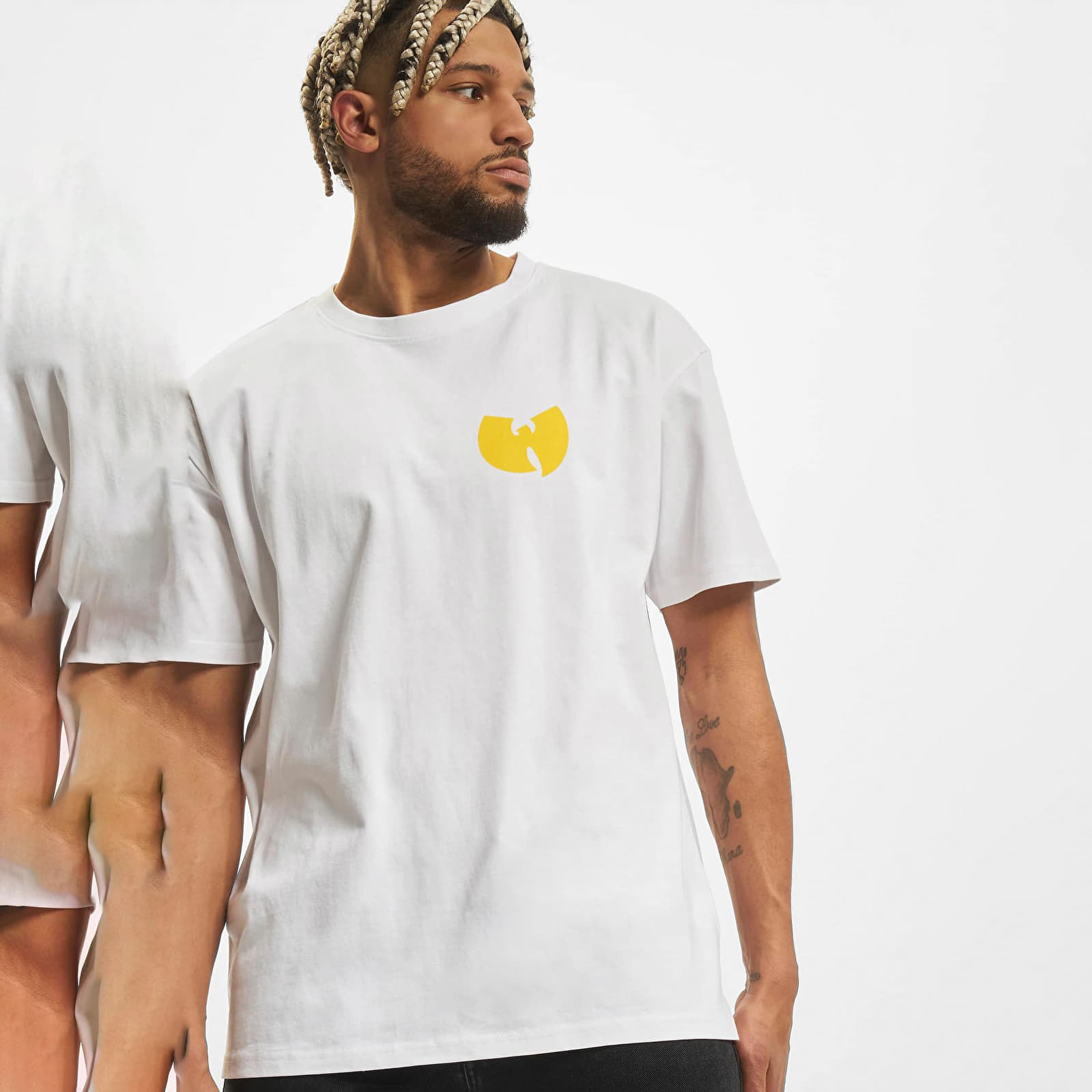 Tričko Urban Classics WU Tang Loves NY Oversize Tee White S