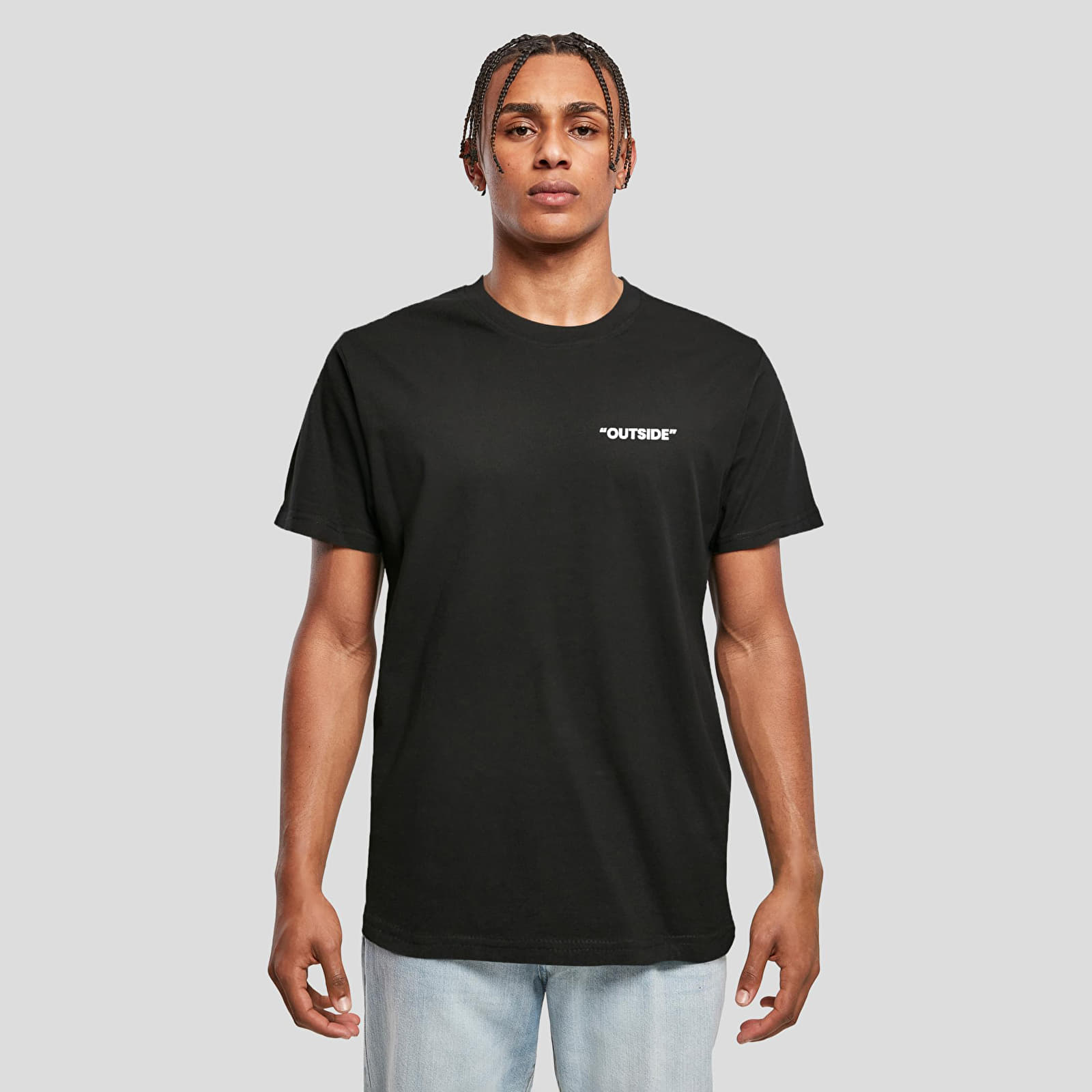 Футболки Urban Classics Outside Tee Black