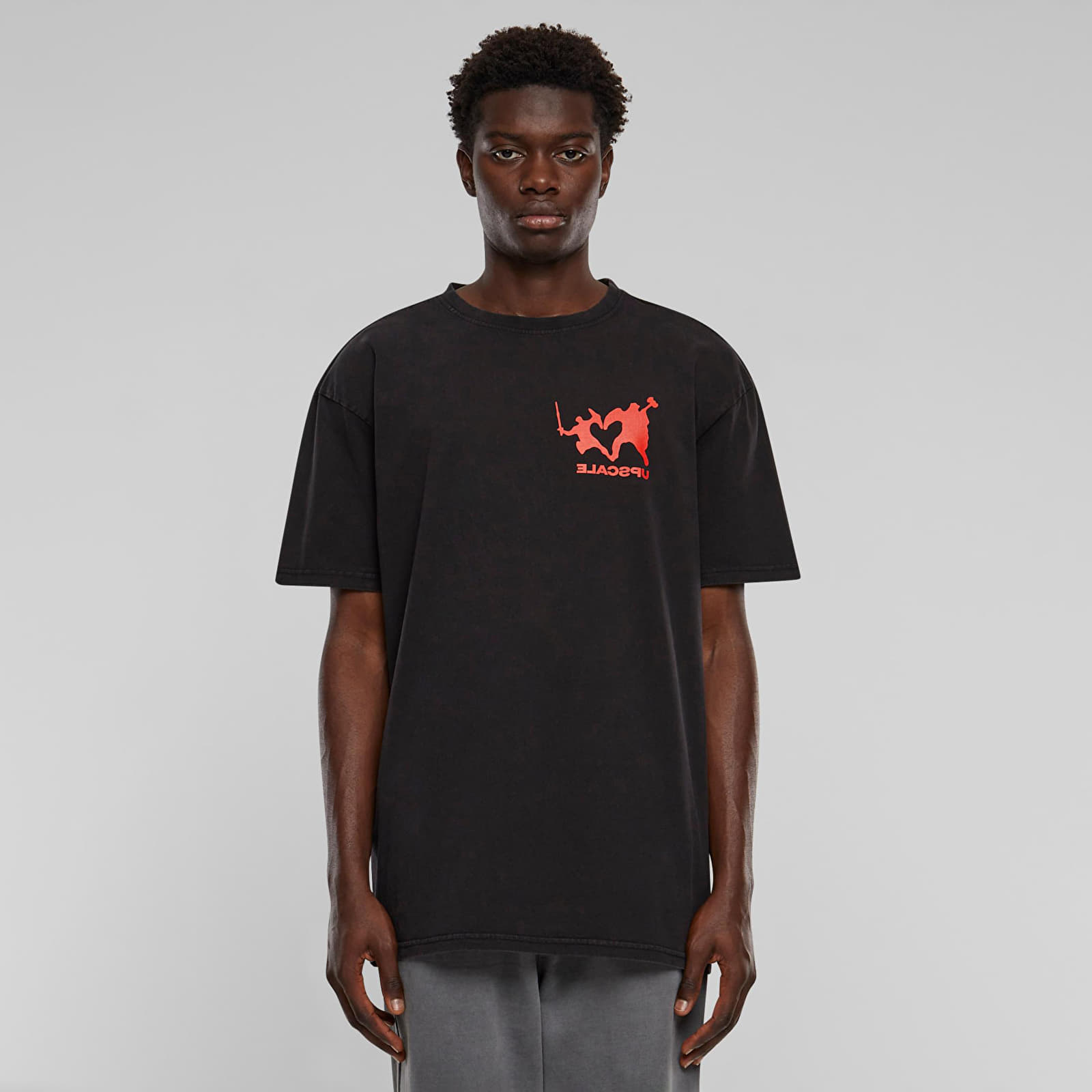 Футболки Urban Classics Ultraprovocateur Acid Heavy Oversize Tee Black