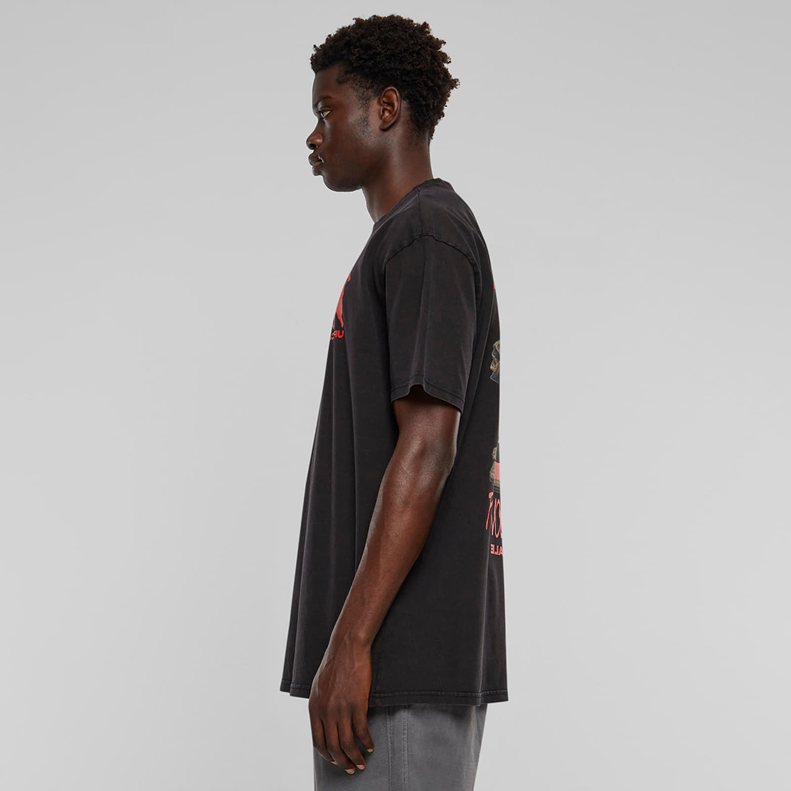 Футболки Urban Classics Ultraprovocateur Acid Heavy Oversize Tee Black