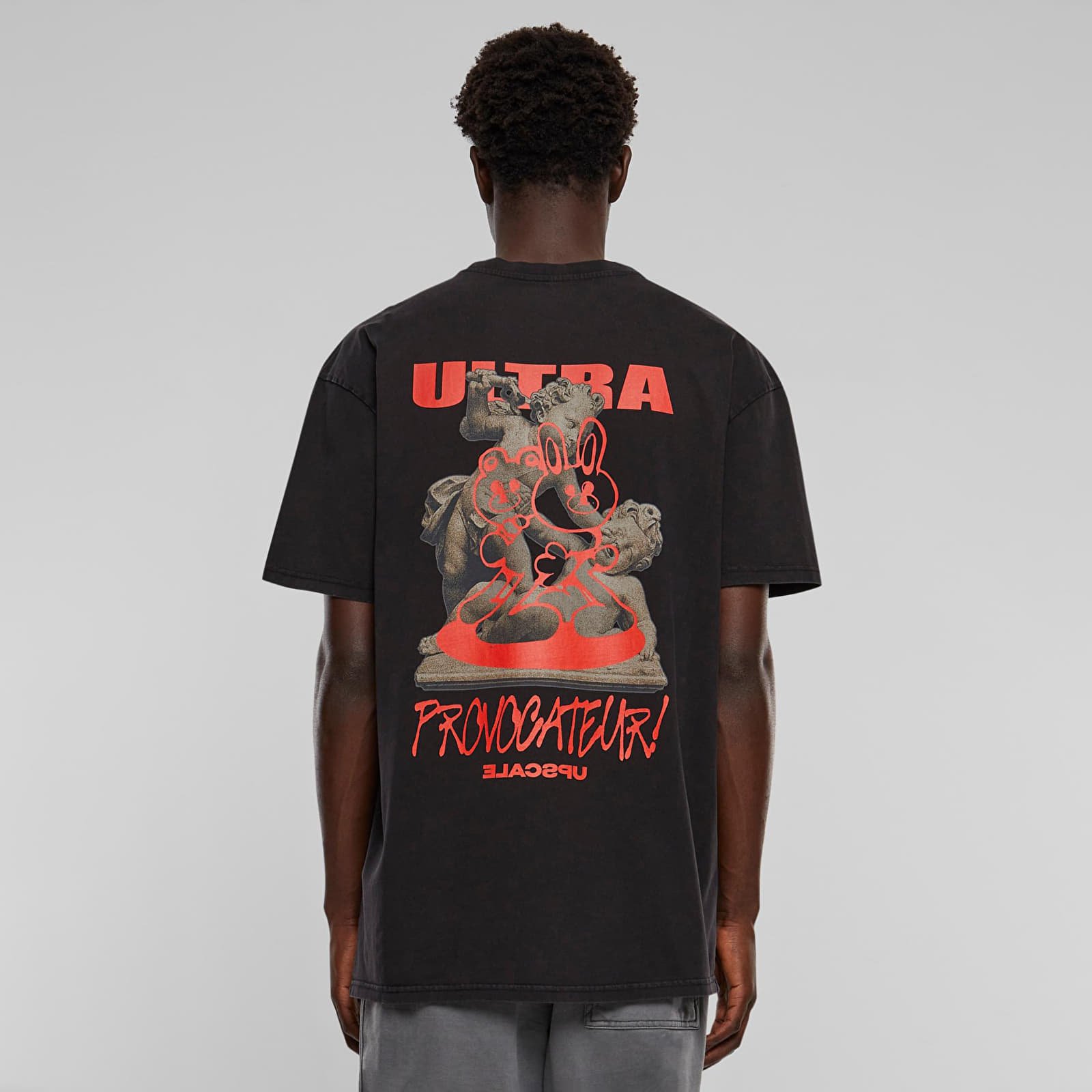Футболки Urban Classics Ultraprovocateur Acid Heavy Oversize Tee Black