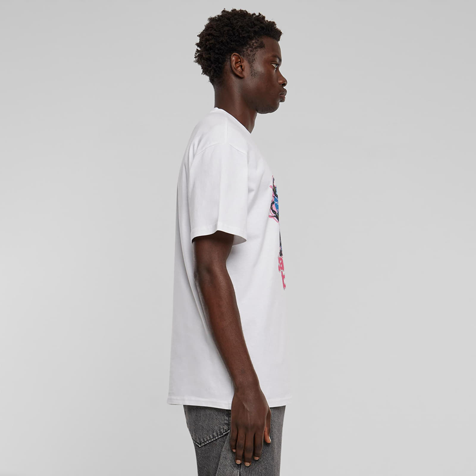 Trička Urban Classics Sad Boy Heavy Oversize Tee White