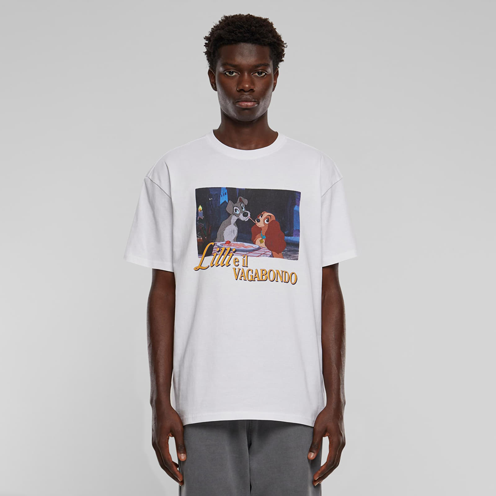 T-shirts Urban Classics Lilli e il Vagabondo Heavy Oversize Tee White