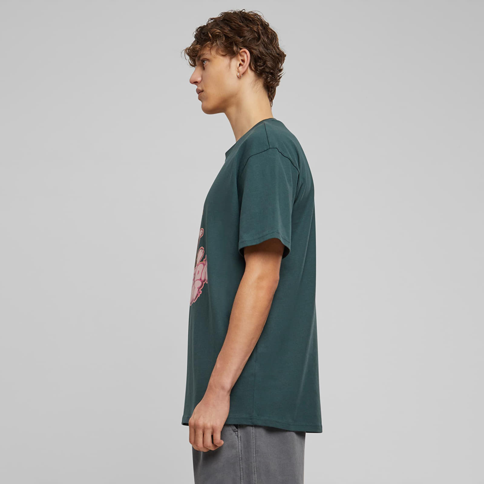 T-shirts Urban Classics Nice for what Heavy Oversize Tee Bottle Green