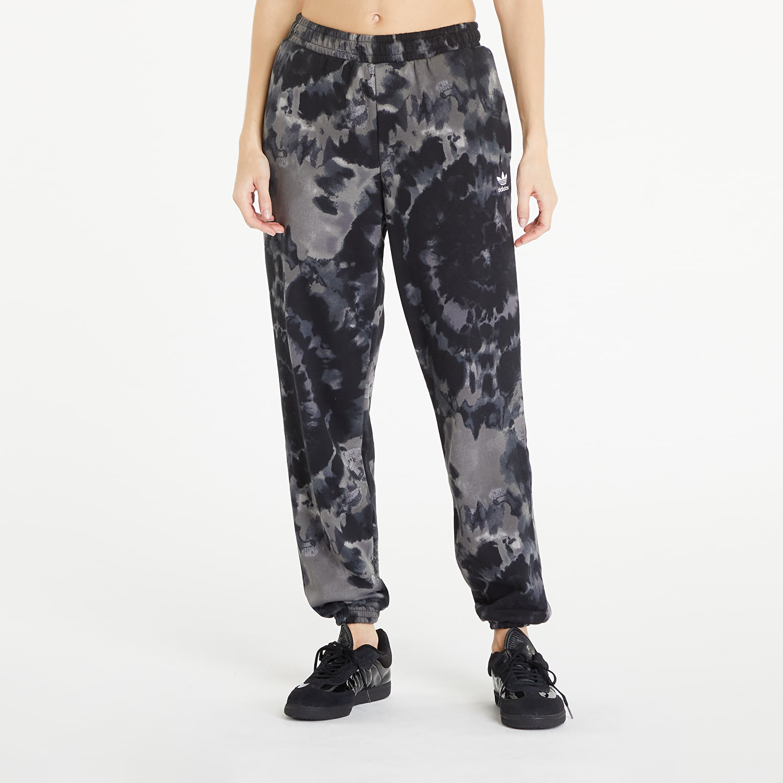 Women's Sweatpants adidas Tie-Dyed Sweatpant Black/ Multicolor