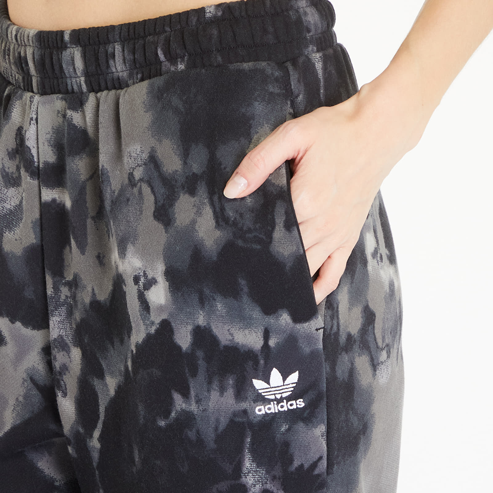Women's Sweatpants adidas Tie-Dyed Sweatpant Black/ Multicolor