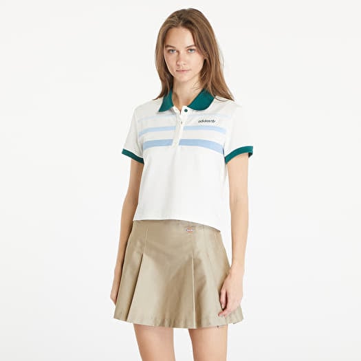 Adidas white polo t shirt online
