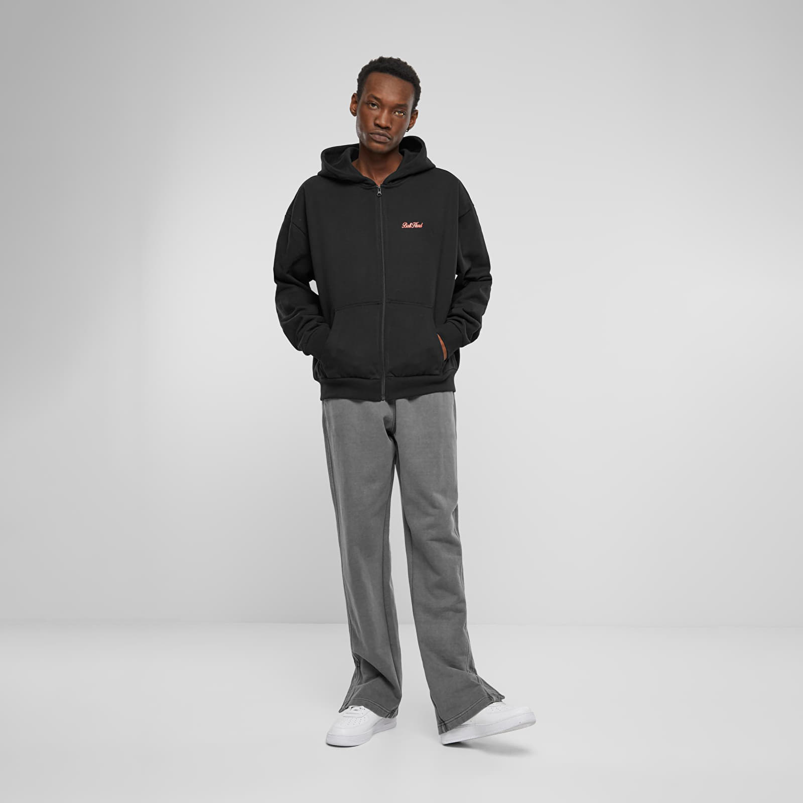 Hoodies and sweatshirts  Urban Classics Ultra Heavy Zip Hoody Black