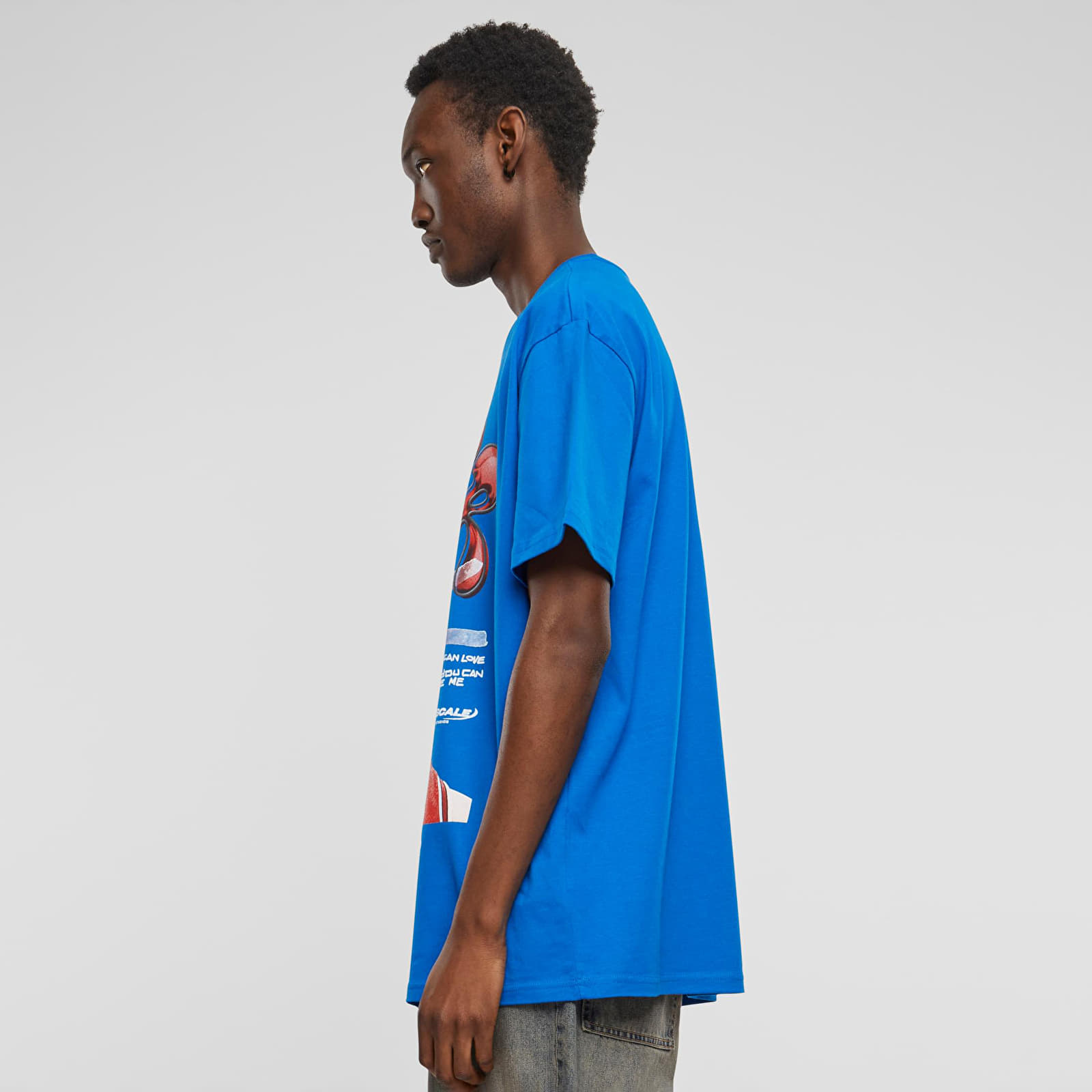 T-särgid Urban Classics Power Foward 2.0 Oversize Tee Cobalt Blue
