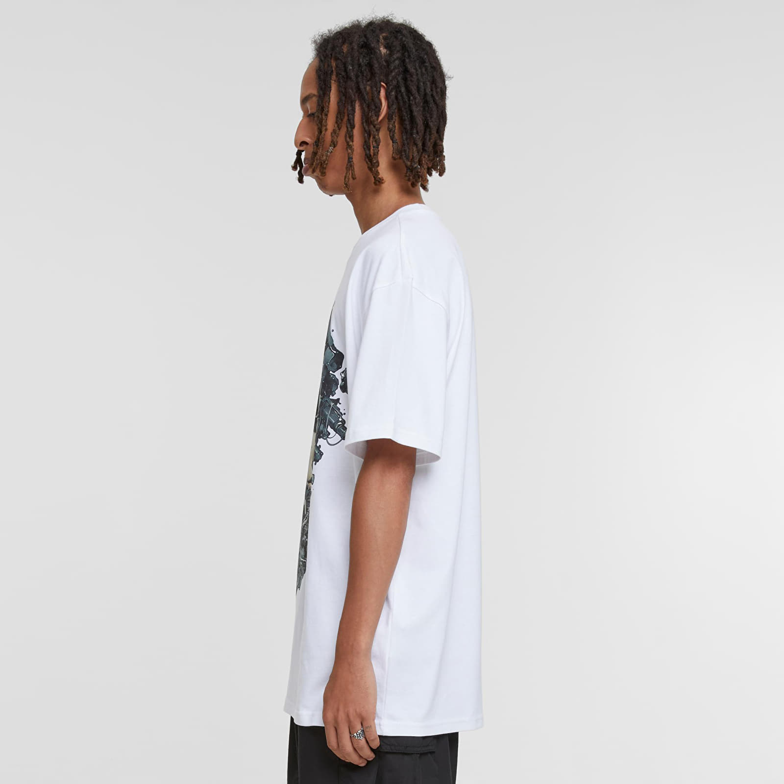 Trička Urban Classics Puppet Master Heavy Oversize Tee White