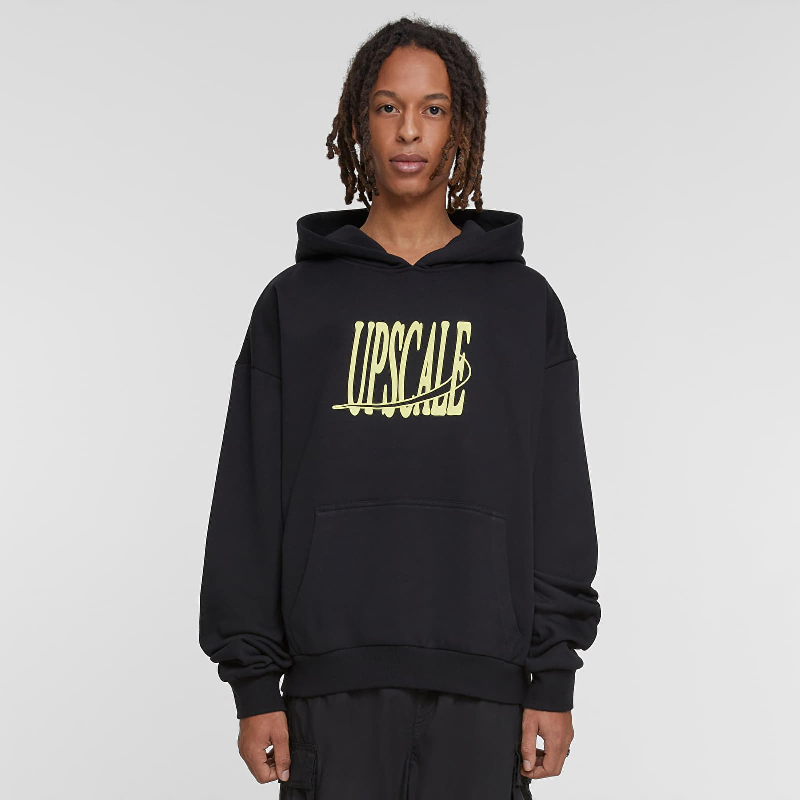 Mikiny Urban Classics Fortune Cranes Ultra Heavy Oversize Hoodie Black
