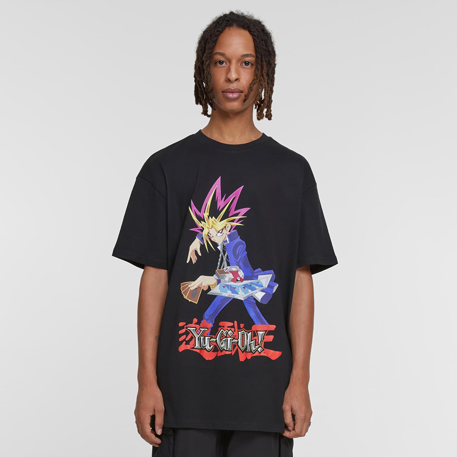 T-shirts Urban Classics Yu-Ghi-Oh Duell Heavy Oversize Tee Black