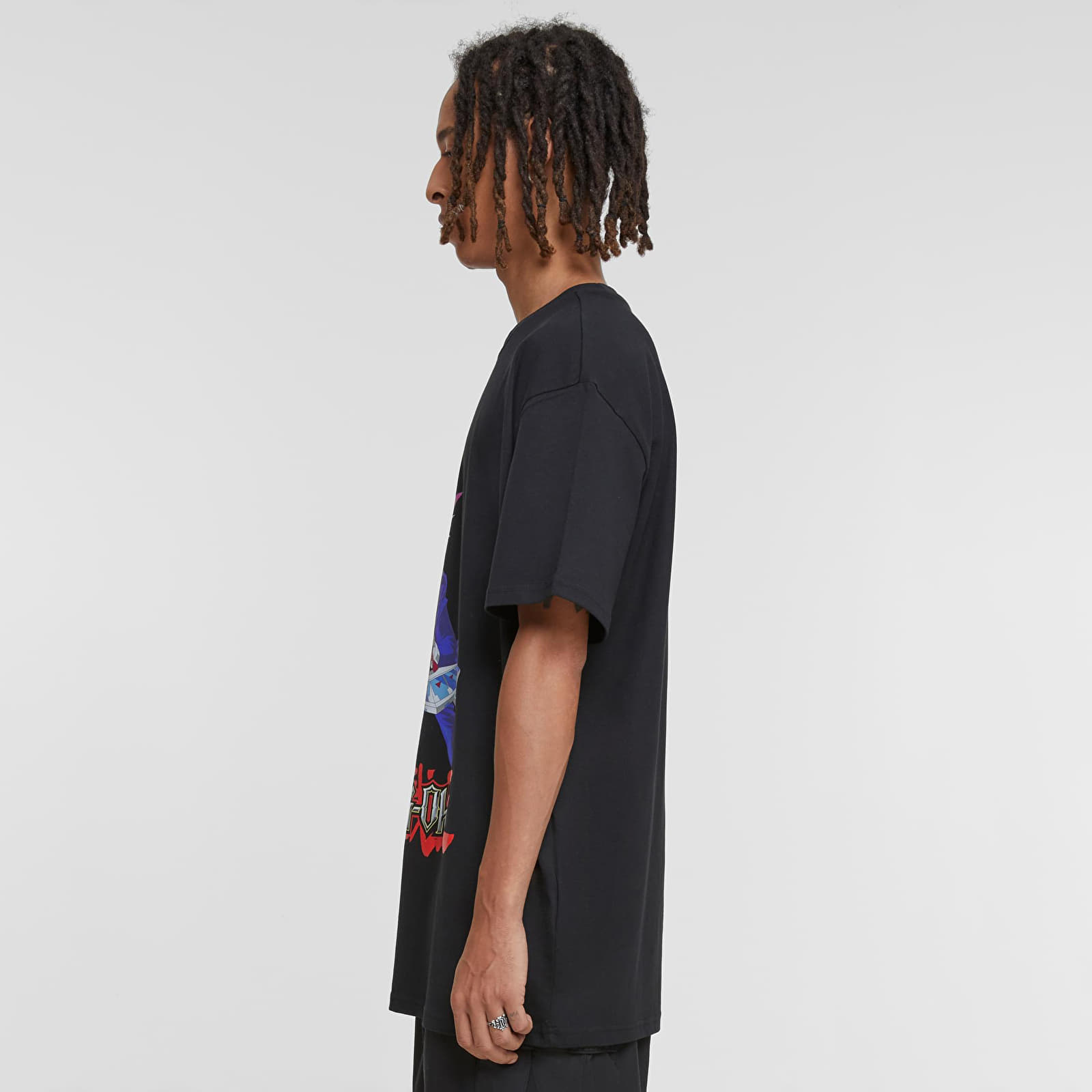 T-shirts Urban Classics Yu-Ghi-Oh Duell Heavy Oversize Tee Black